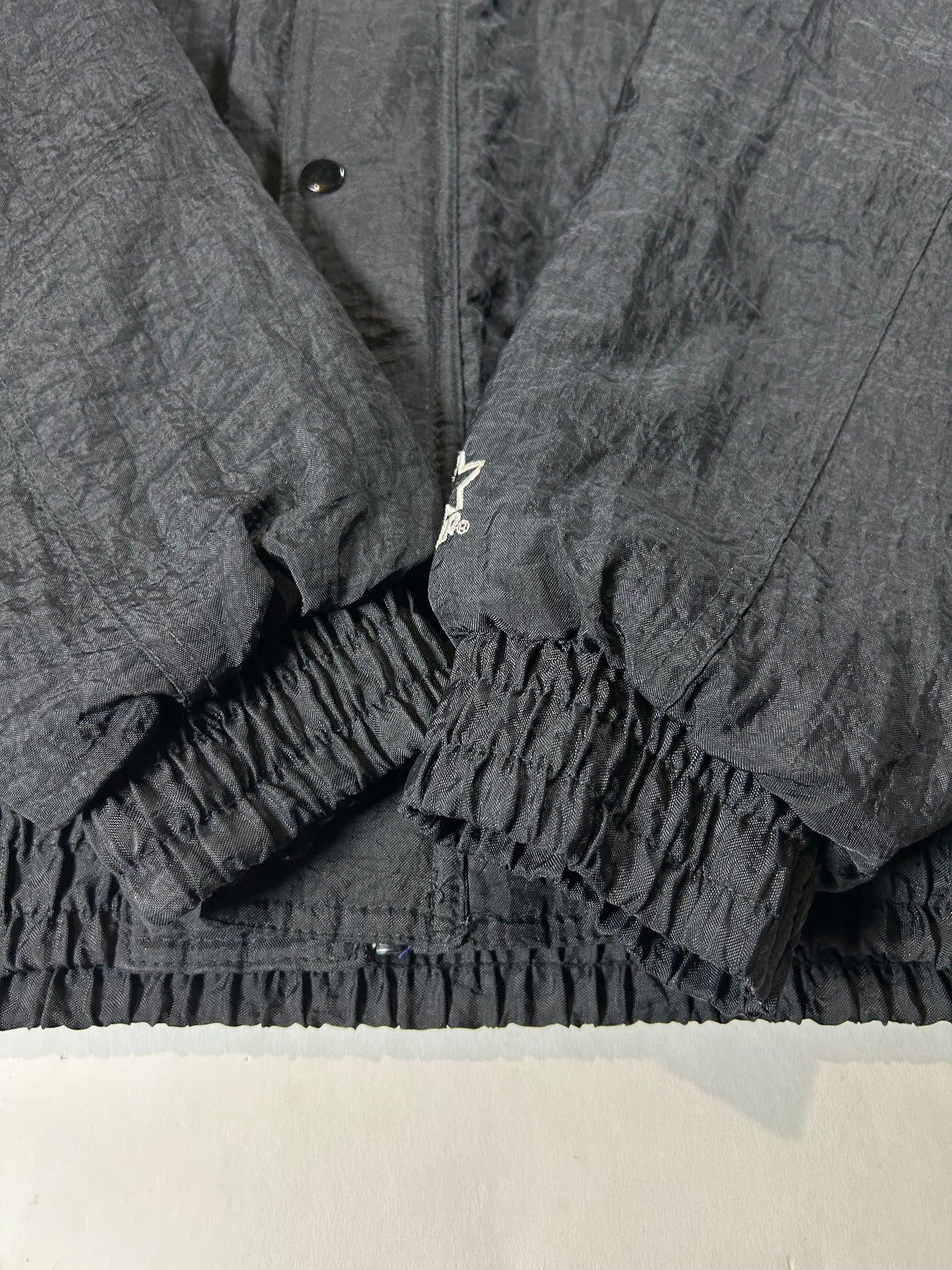 Vintage 90s Starter New York Giants Jacket Zip Puffer Quilted Jacket Large Can Fit XL 27x29.25 Inches NYG