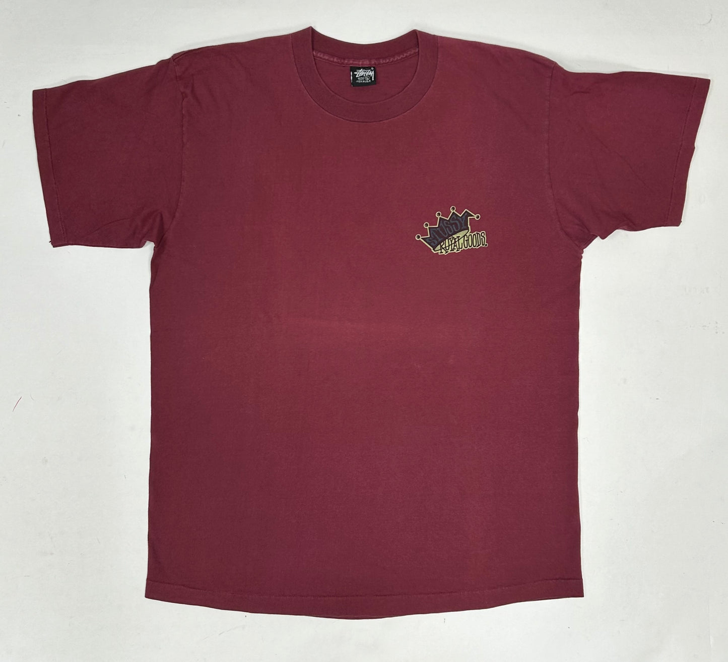 Vintage 90s Stüssy Royal Goods Made In USA Tee XL