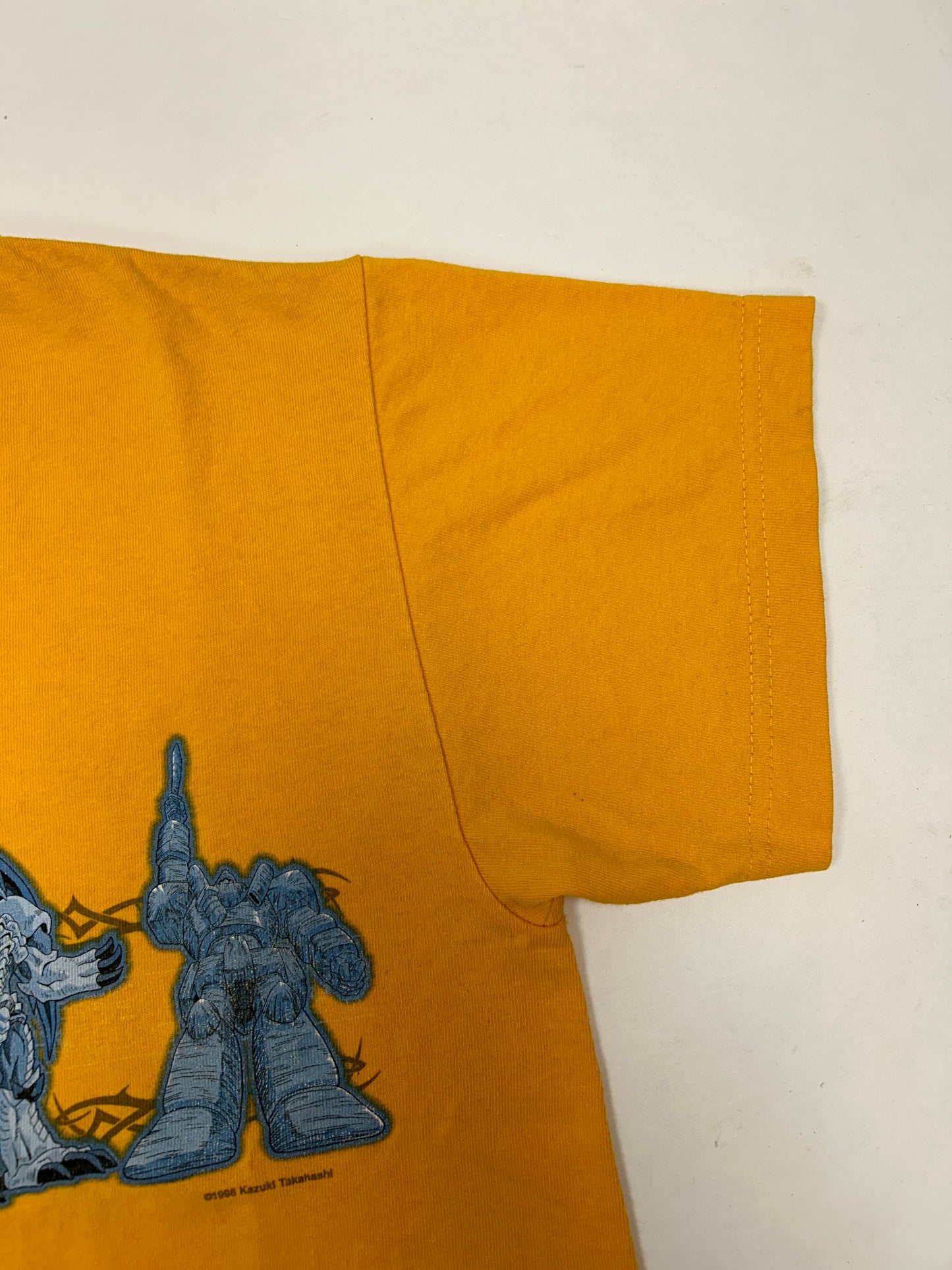 Vintage YU-GI-OH Yami Yugi King of Games 1996 T Shirt Yellow 19.25x24.25 Inches Youth/