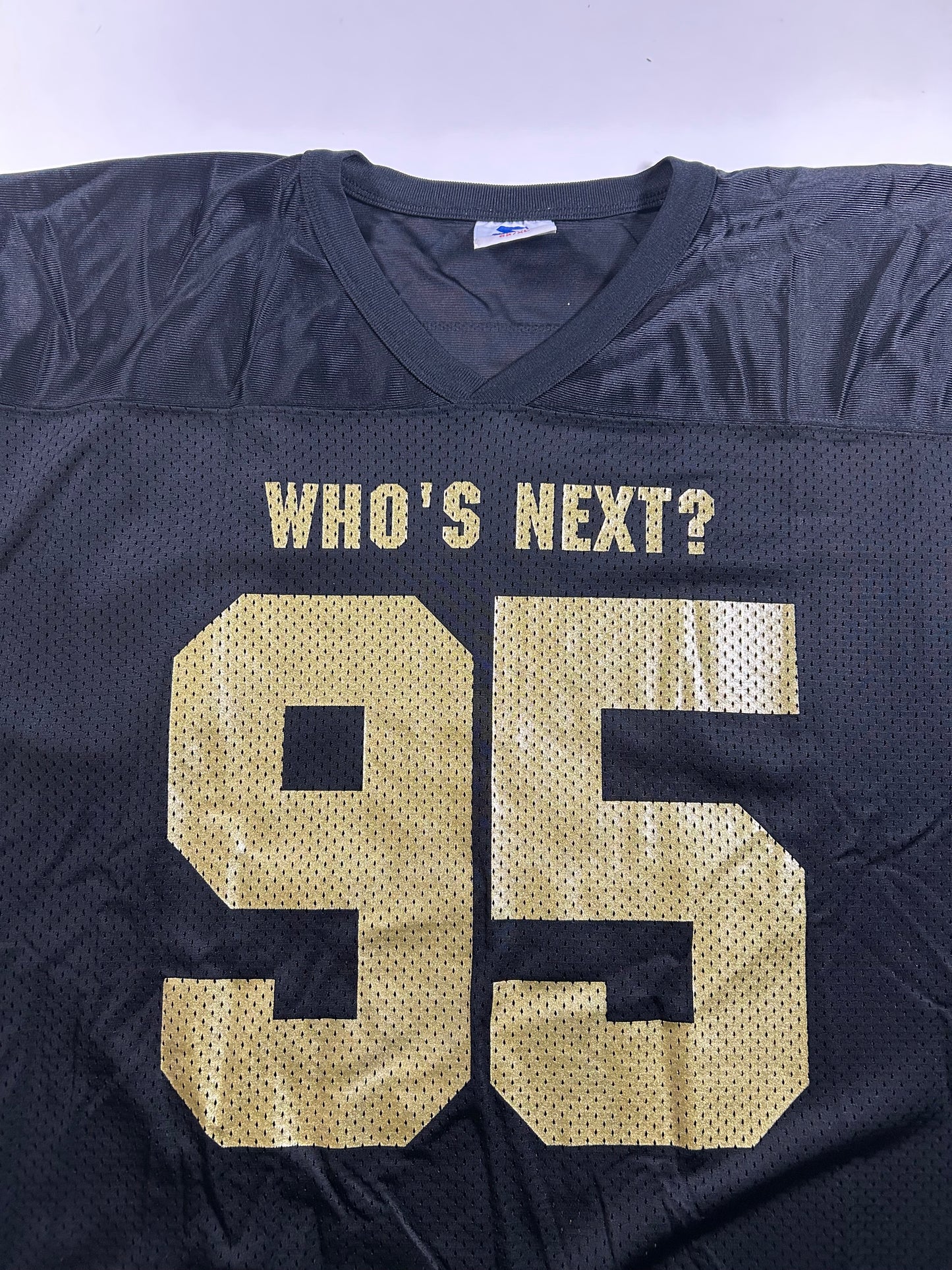 Vintage Starter WCW Goldberg Who’s Next? Wrestling #95 Football Jersey 52 XL 26.25x33 Inches