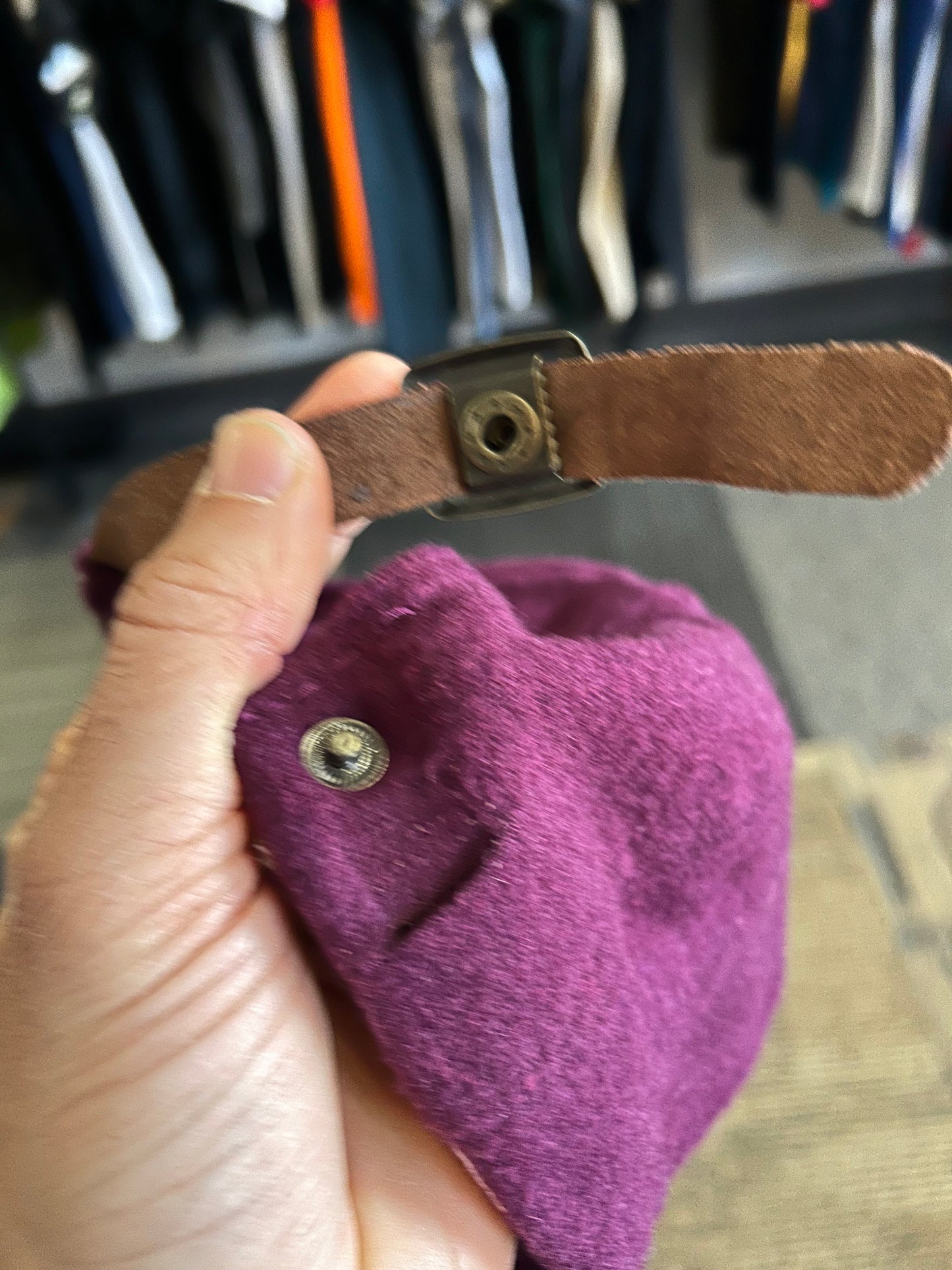 Vintage Eeyore Strapback Hat Disney Store 90's Cap Felt Wool Adult Adjustable