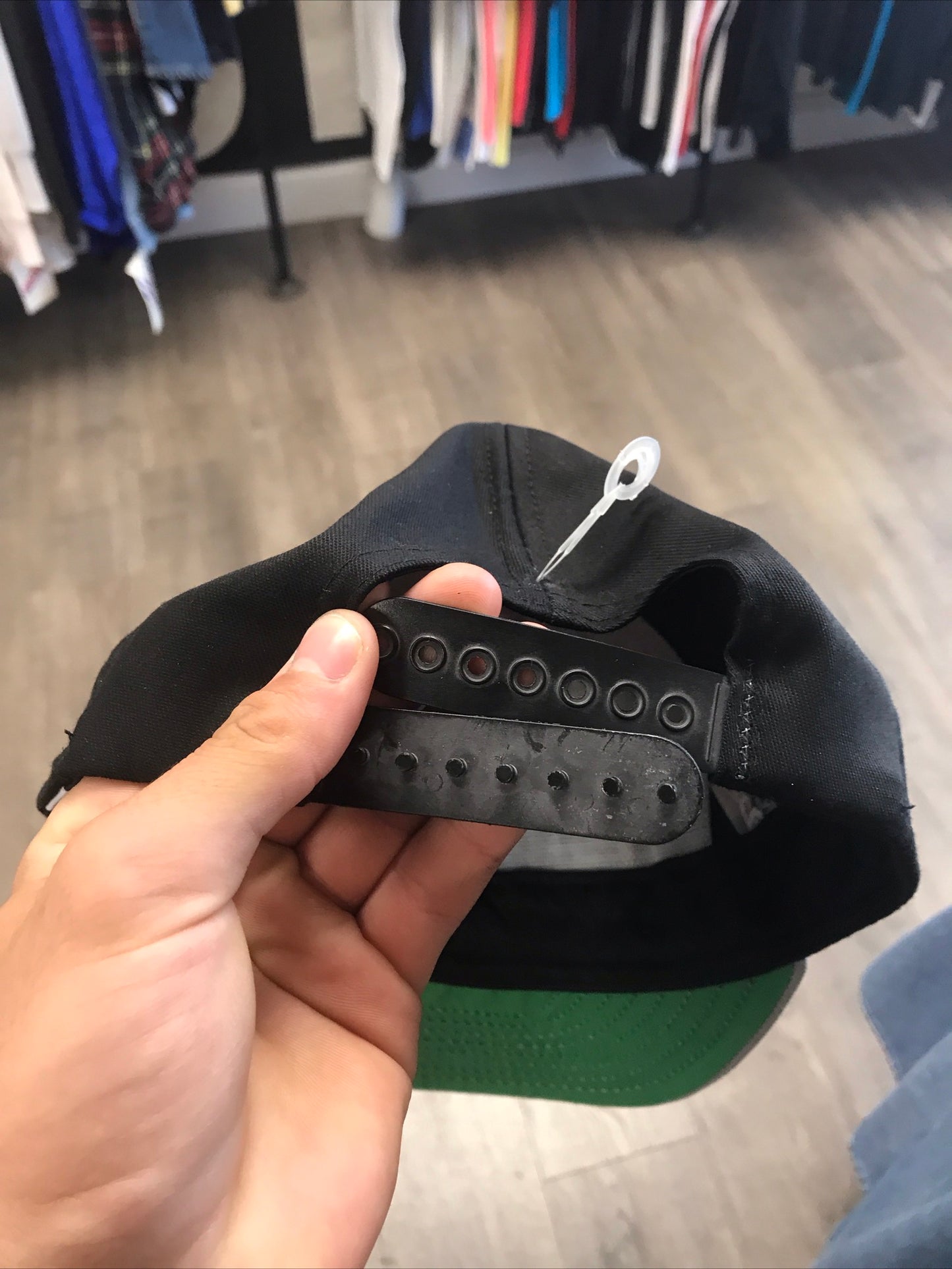 Vintage 90s Ajd NFL Carolina Panthers Embroided Snapback Hat Great condition