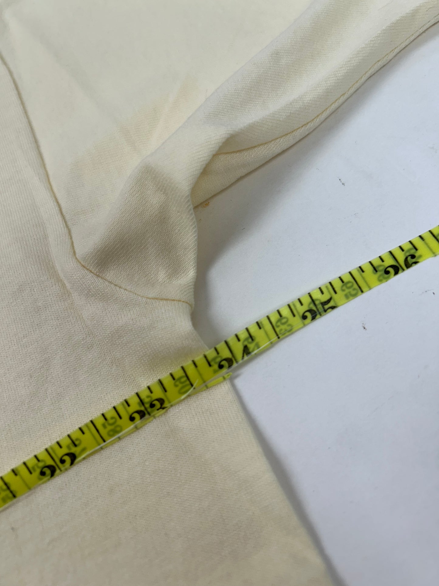 Edgewood NJ first edition “Deeper Than The Roots.” Tee XL 23.75x31 Inches 90s/00s FOTL Best Mexico Made 50/50 Blend Tan