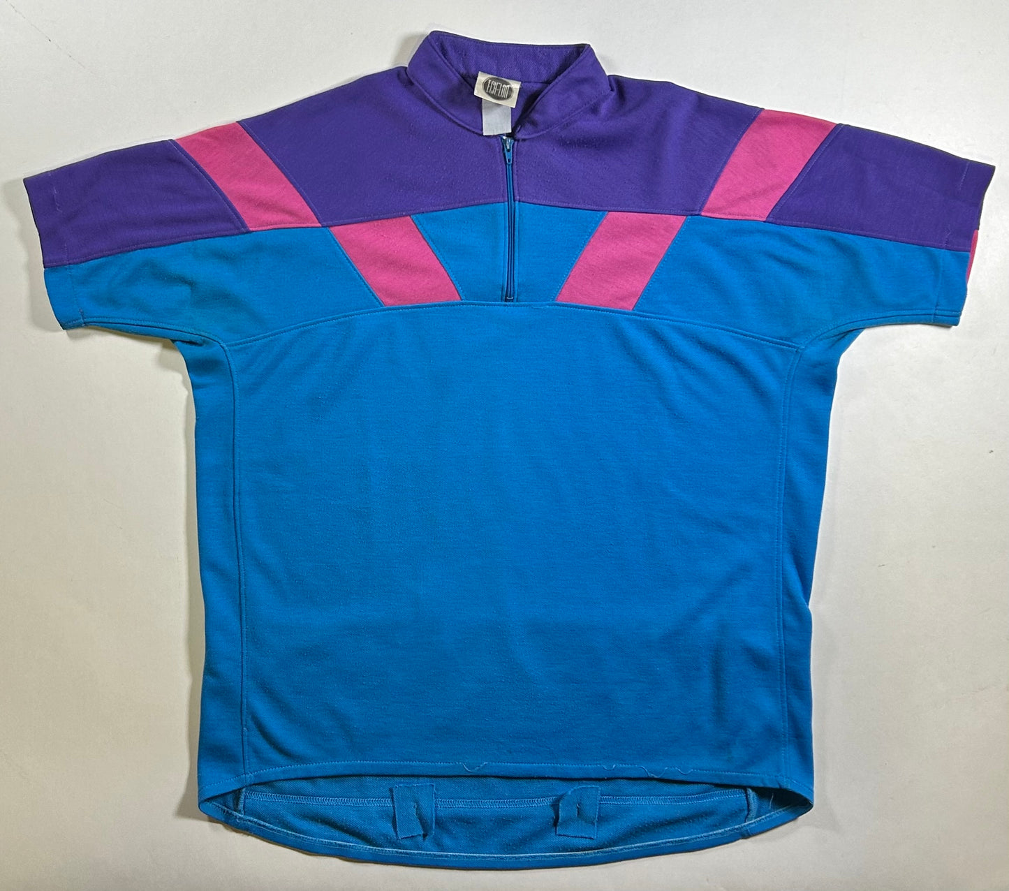 Vintage Nike Echelon Short Sleeve 1/4 Zip Cycling Jersey 21x23.25/26 Inches