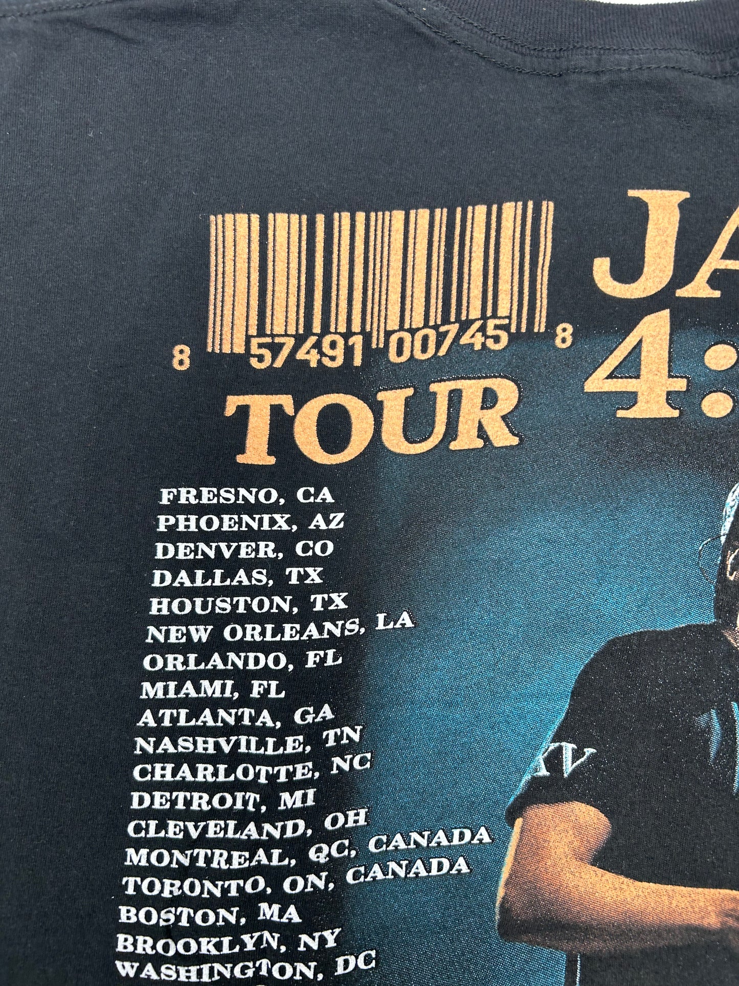 2017 Jay-Z 4:44 Tour Rap Tee Long Sleeve Large 22.75x26.5 Inches Lot Tee