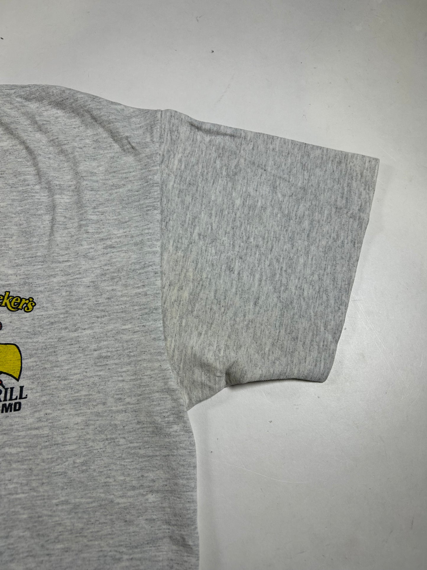 Vintage 90a Big Pecker’s Bar & Grill Ocean City Maryland Tee Large 21.5x28.25 Inches As Is Worn In