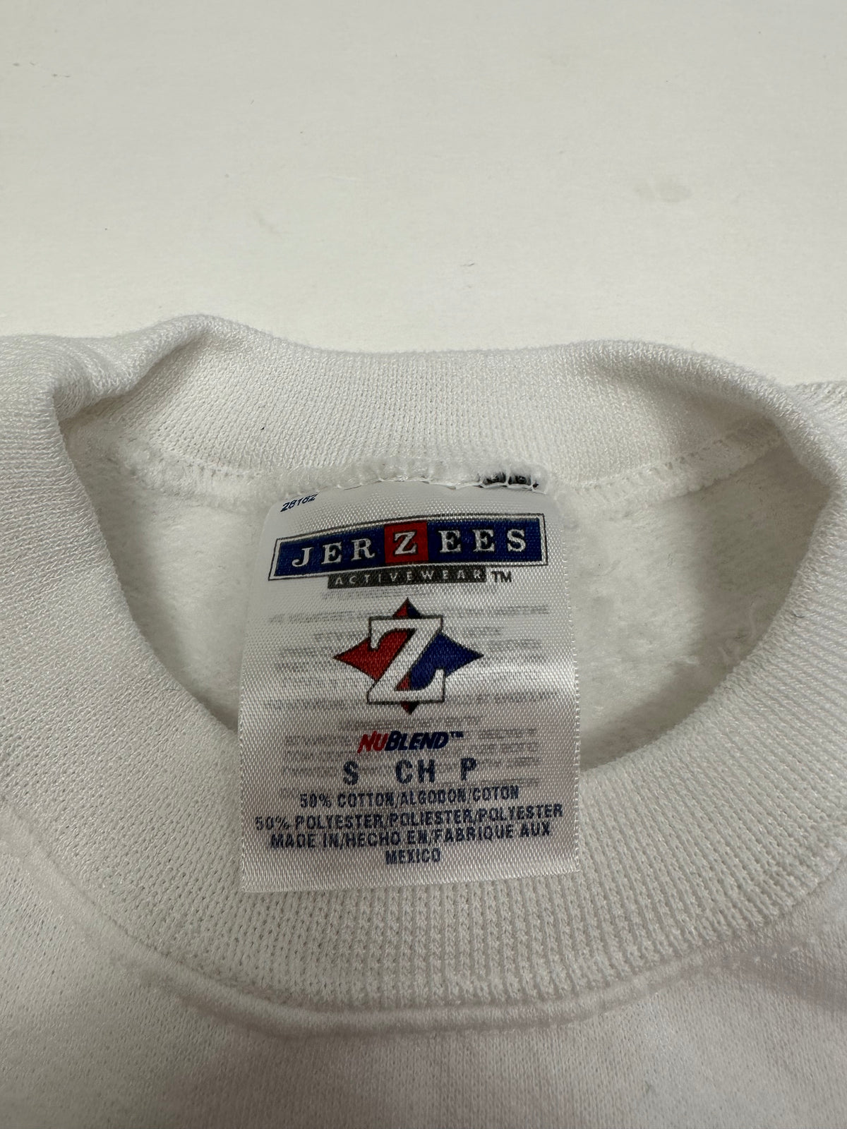 Edgewood NJ “Deeper Than The Roots.” First Edition Crewneck Sweatshirt Tagged Small 20.5x24 Inches White Jerzees 00s Mexico