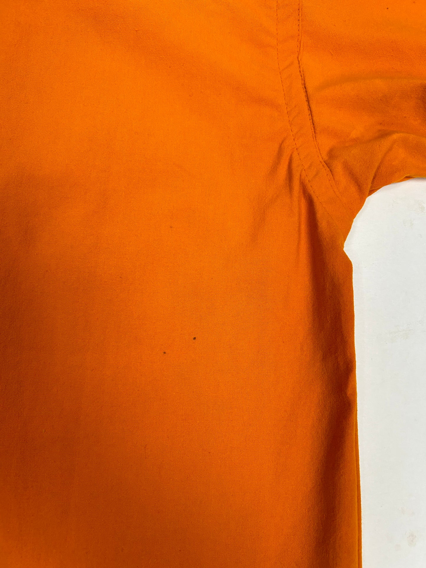 Vintage Nike Air Jordan 'Spellout Logo' Baseball Jersey Orange 1991 Rare Large 25.5x31/33.5 Inches