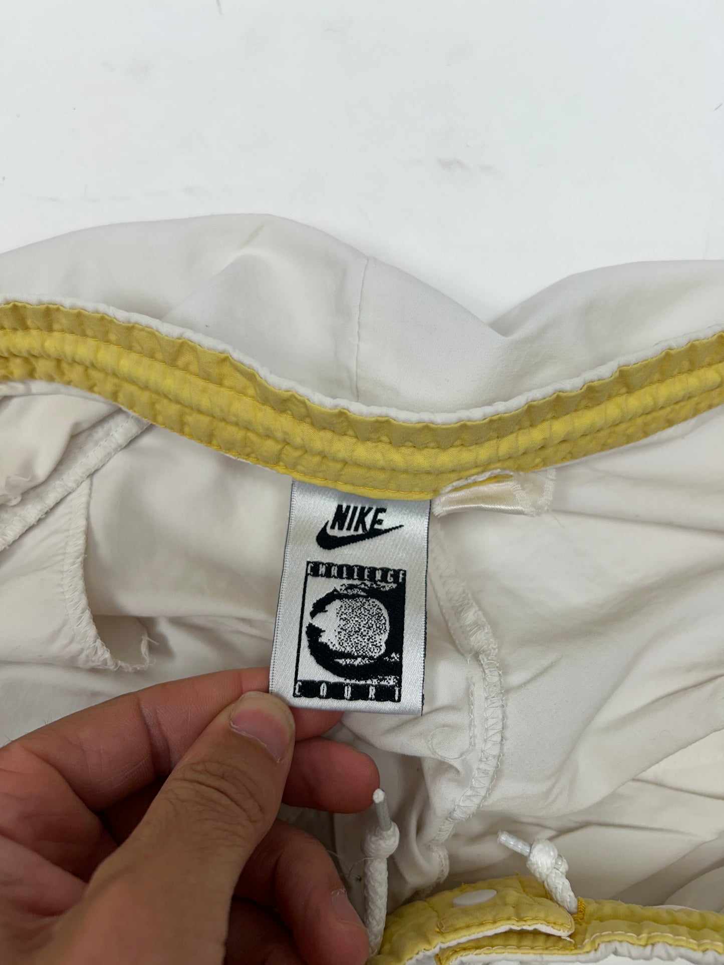 Vintage Nike Challenge Court Andre Agassi Tennis Shorts 90s Rare 19x14.25/15.25 Inches