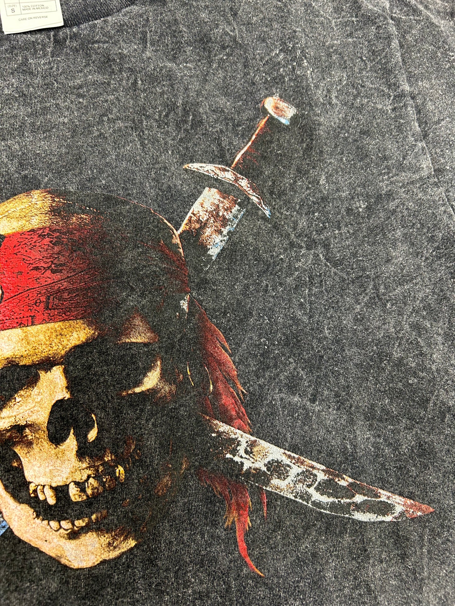 Vintage Pirates Of The Caribbean T Shirt Small Curse Of Black Pearl Dinsey Promo