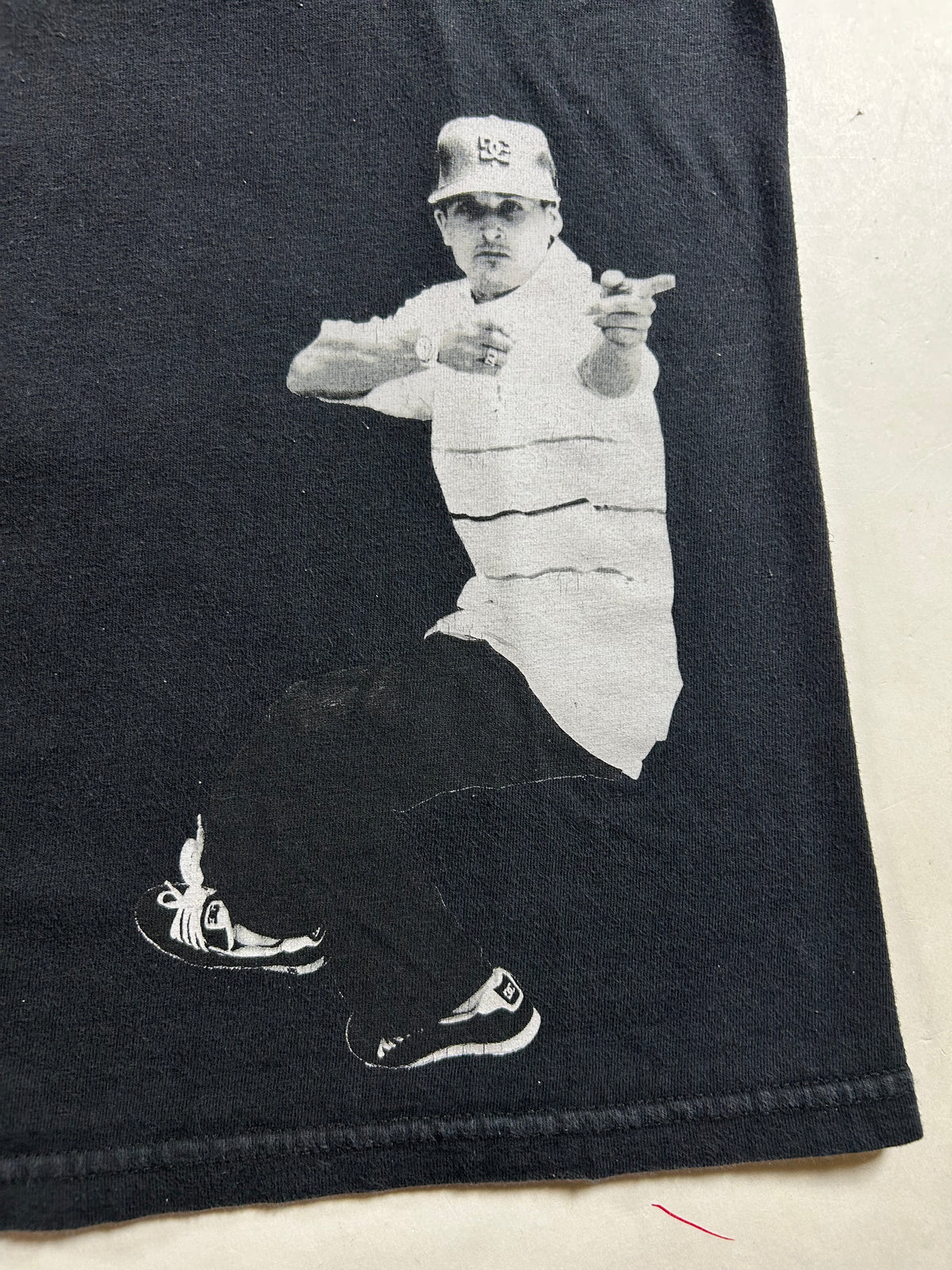 Vintage 2000s Rob and Big Black MTV Skateboard DC Shoes Tee As Is Worn Has Unstitching Small 18.5x25.5 Inches