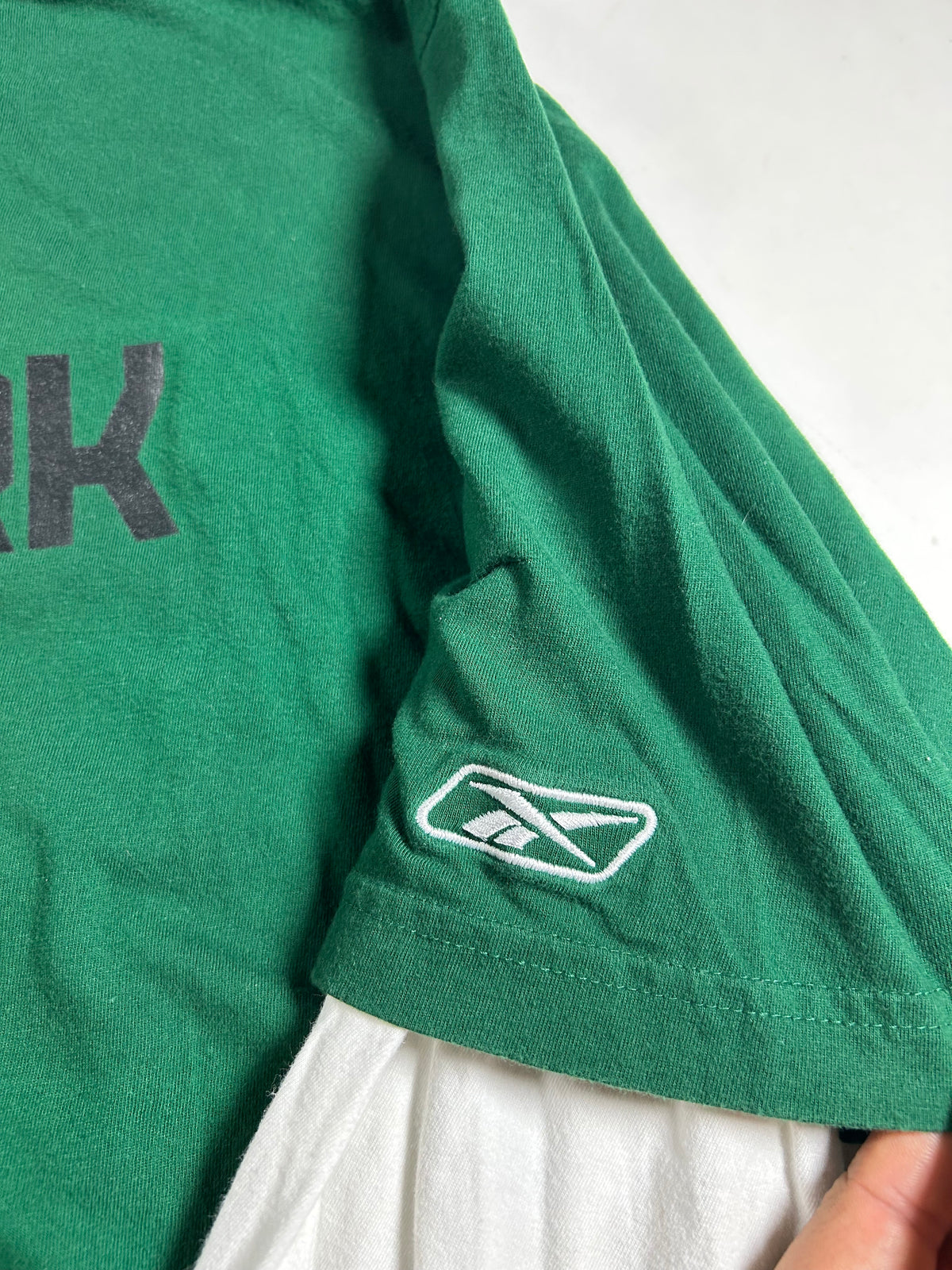 Vintage Reebok NFL New York Jets Long Sleeve Tee Y2K Style New With Mark 2XL 25.25x32.5 Inches