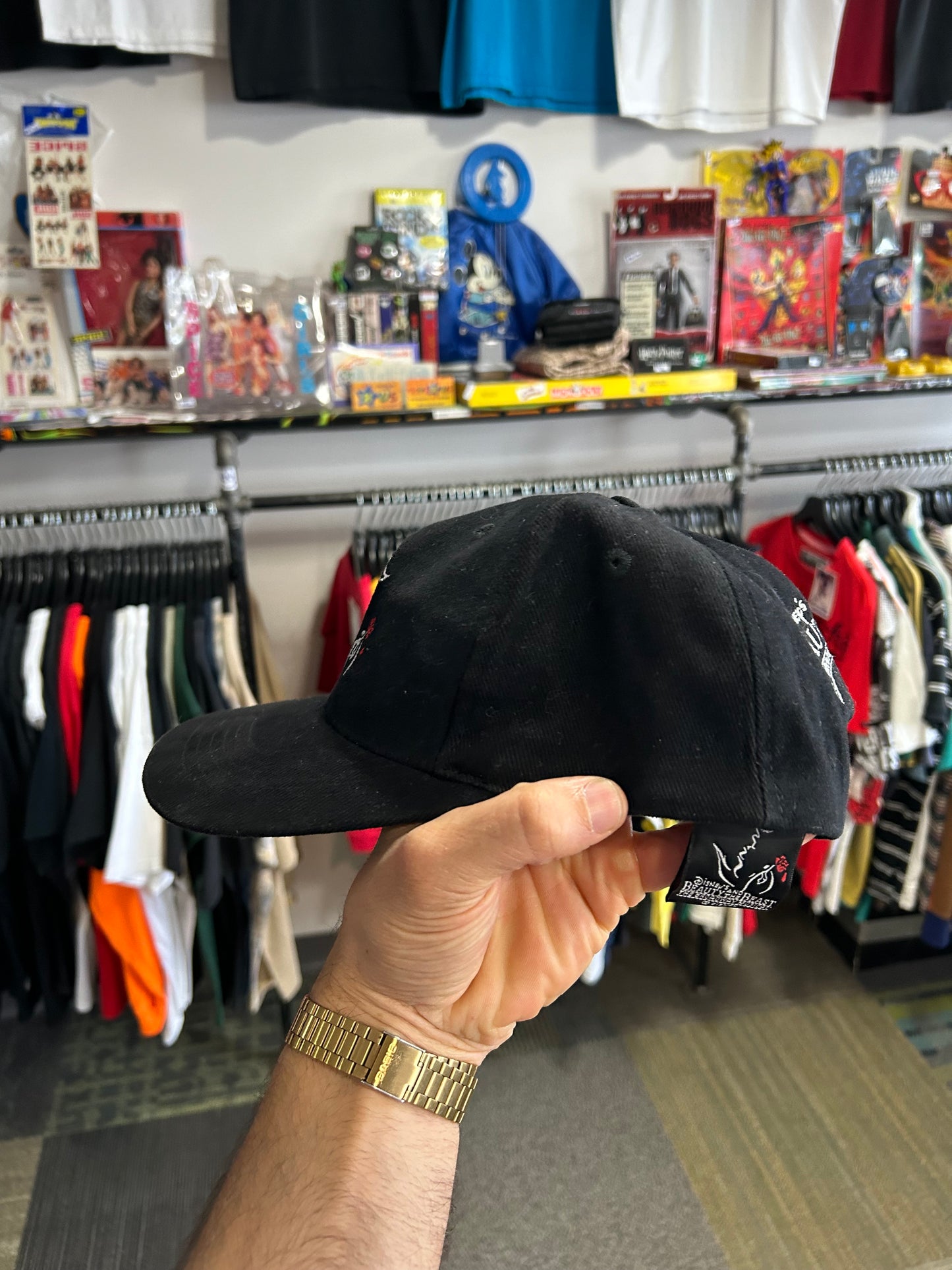 Vintage Disney Beauty And The Beast The Broadway Musical Snapback Hat Cap 90s