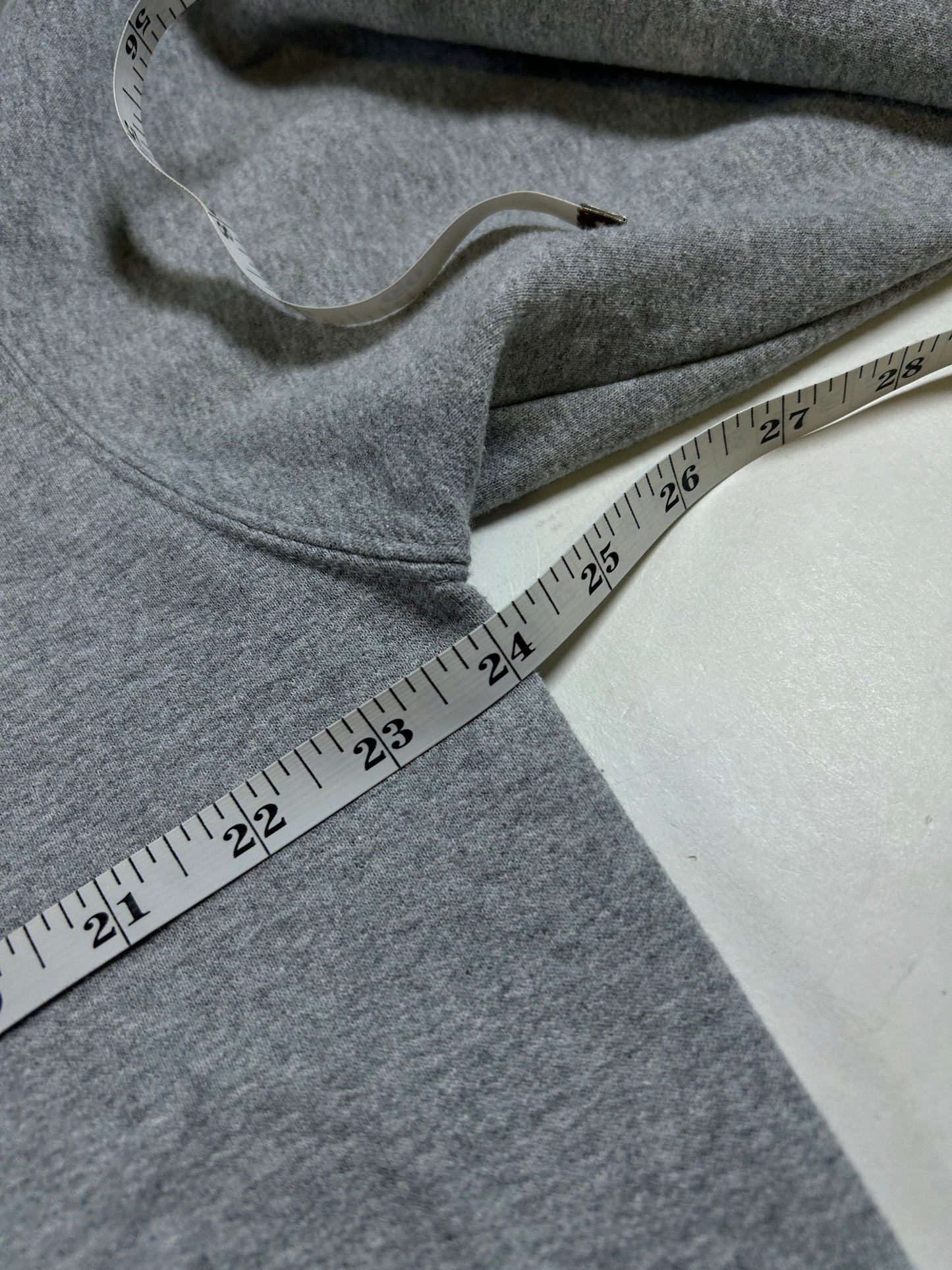 Montclair State University College Zip Hooded Sweatshirt Gray Large 24x27 Inches