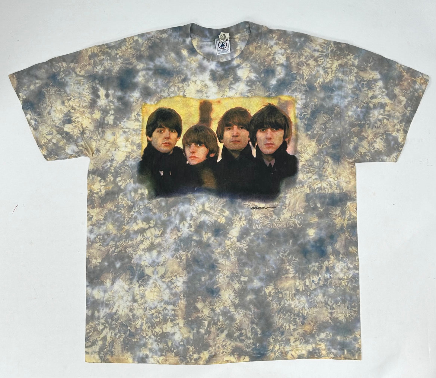Vintage The Beatles Tie Dye T Shirt XL Mens Rock Band Tour Tee 1996 Brand New