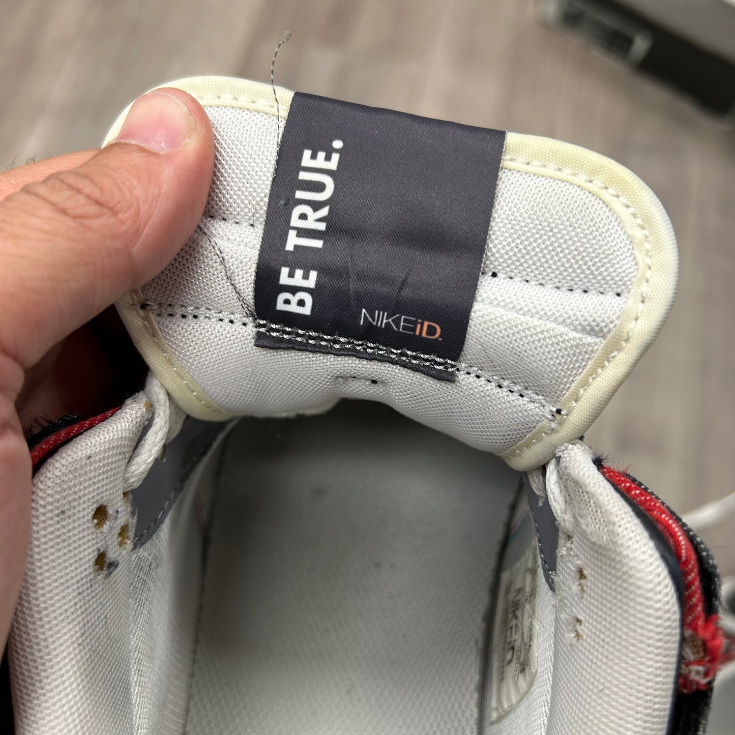 2011 Nike Dunk Low Zoom NikeID Size 8 Used As Is No Box 502000-991 Made In China