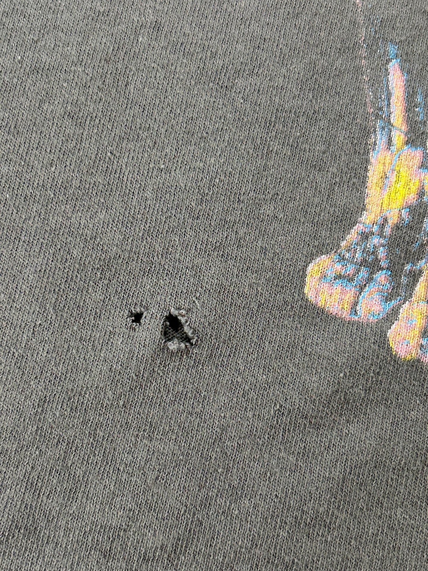 2010s Nirvana Band Music Tee XL 25.5x30 Inches Gray As Is