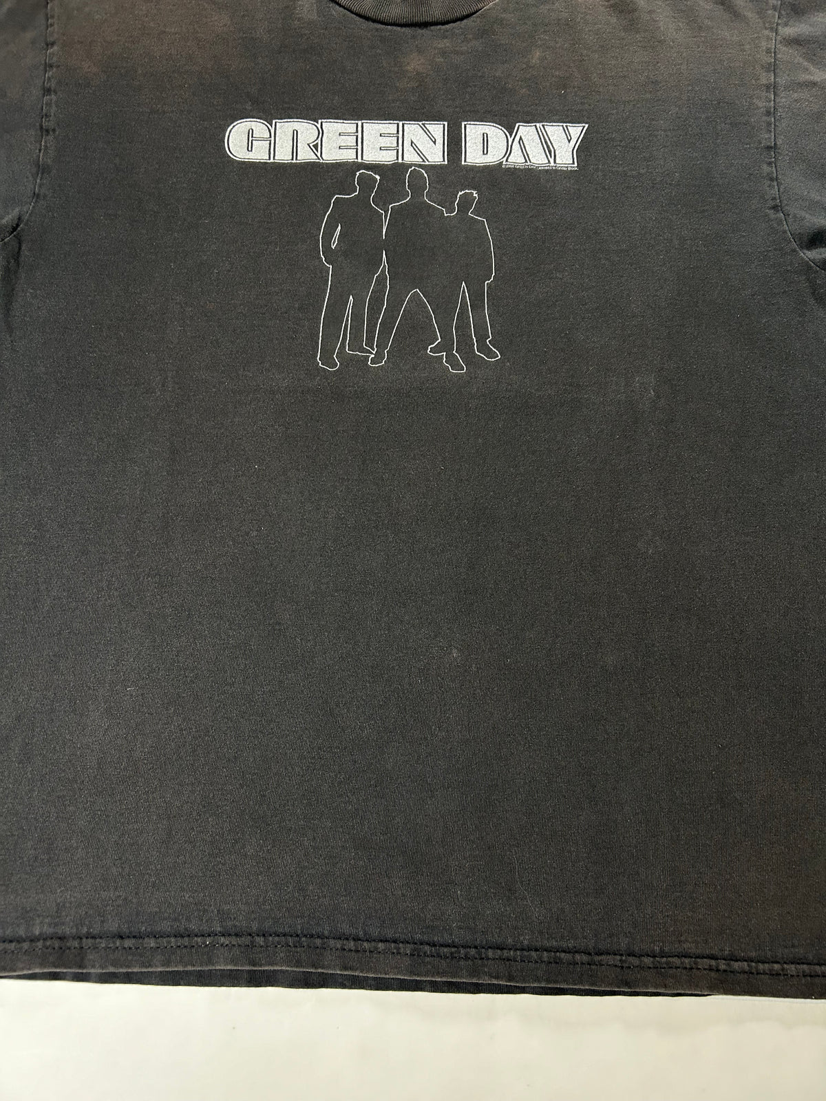Vintage 2002 Green Day Pop Disaster Tour Band Punk Music Tee Large 21.75x27.75 Inches Faded As Is