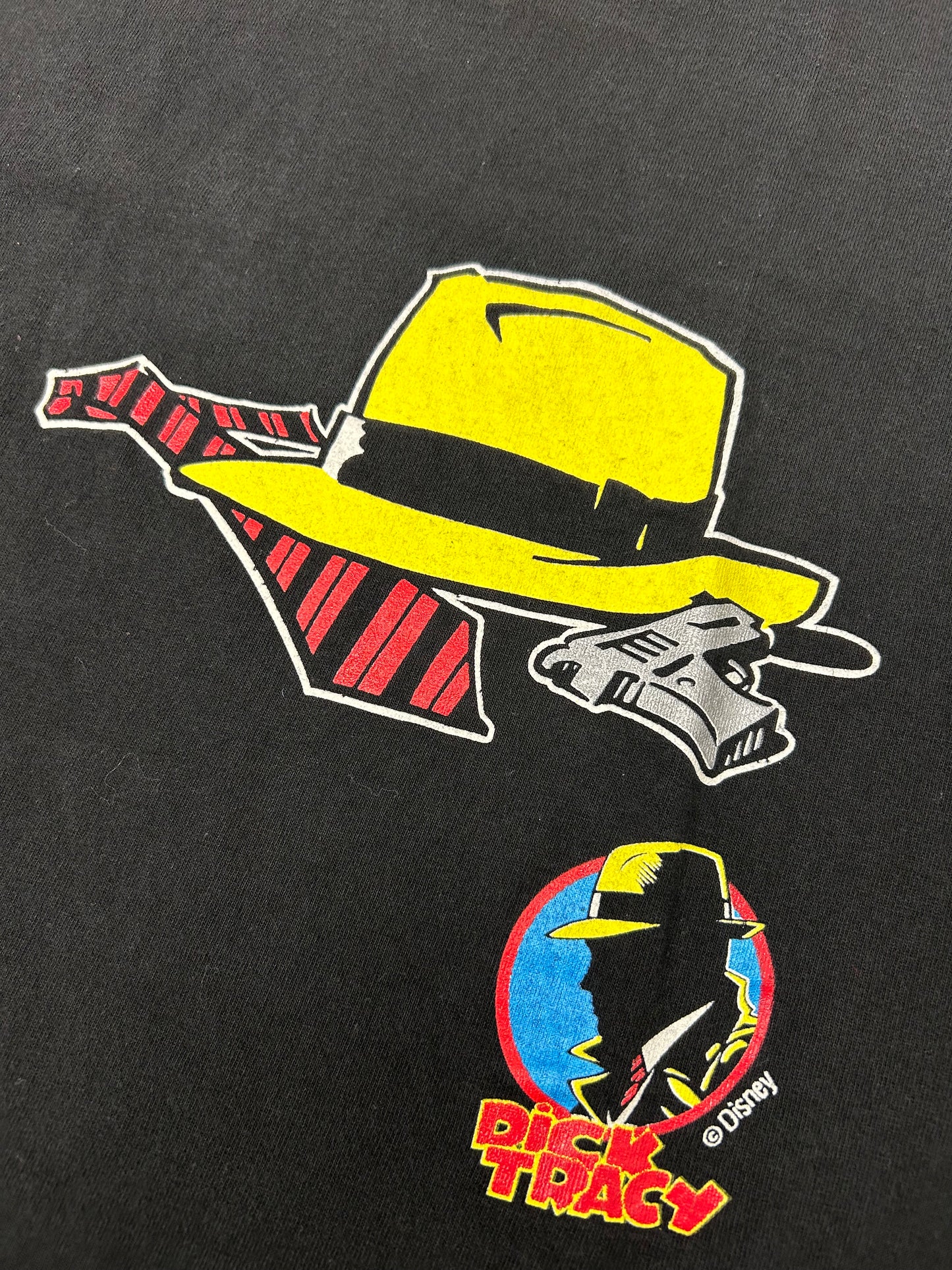 Vintage Dick Tracy Disney Calling Dick Tracy Promo Single Stitch Tee L/M 20.75x28.5 Inches