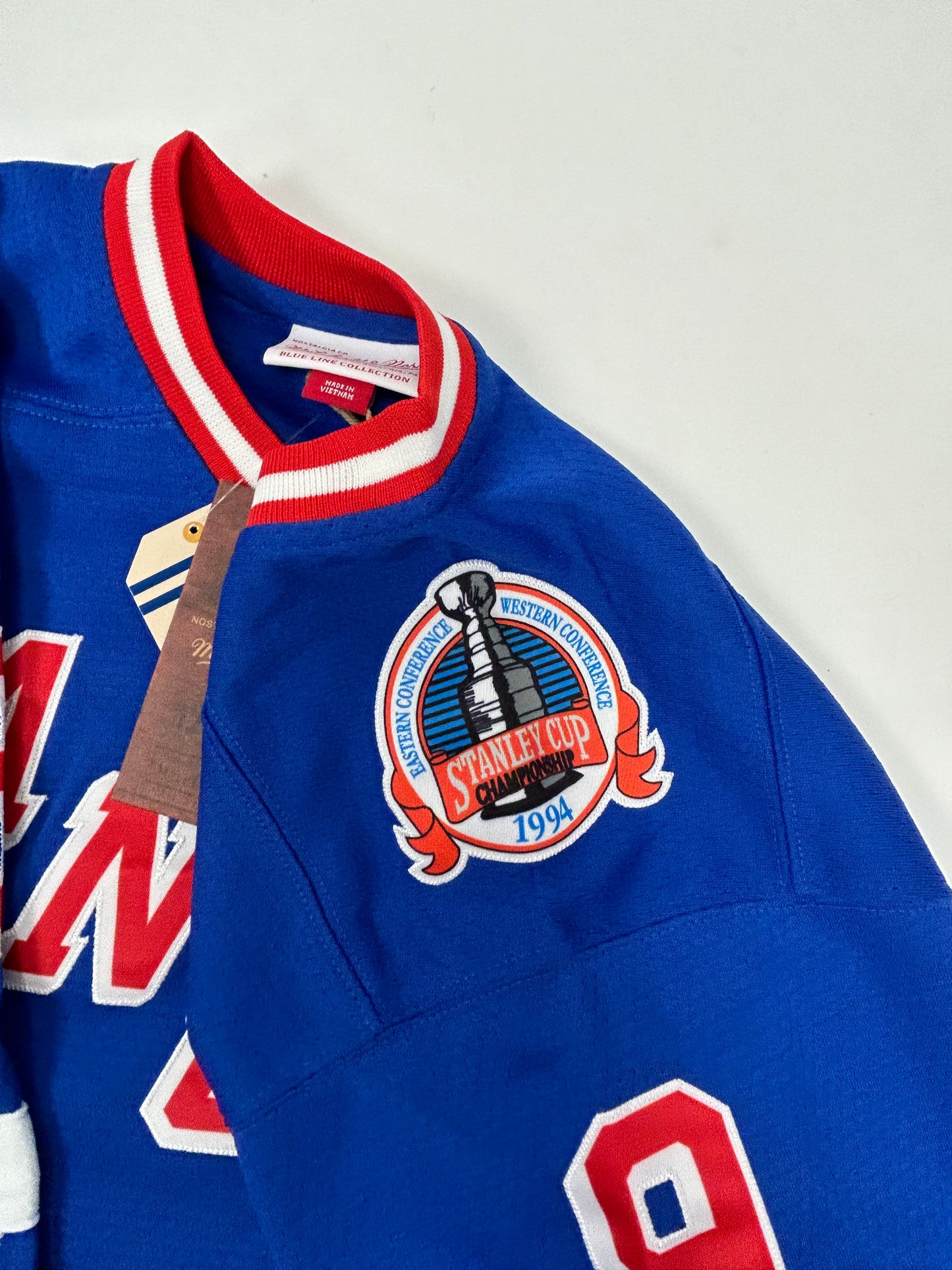 Mitchell & Ness Adam Graves New York Rangers 1993-94 Stanley Cup Jersey New S/M About 18.25x26 Inches