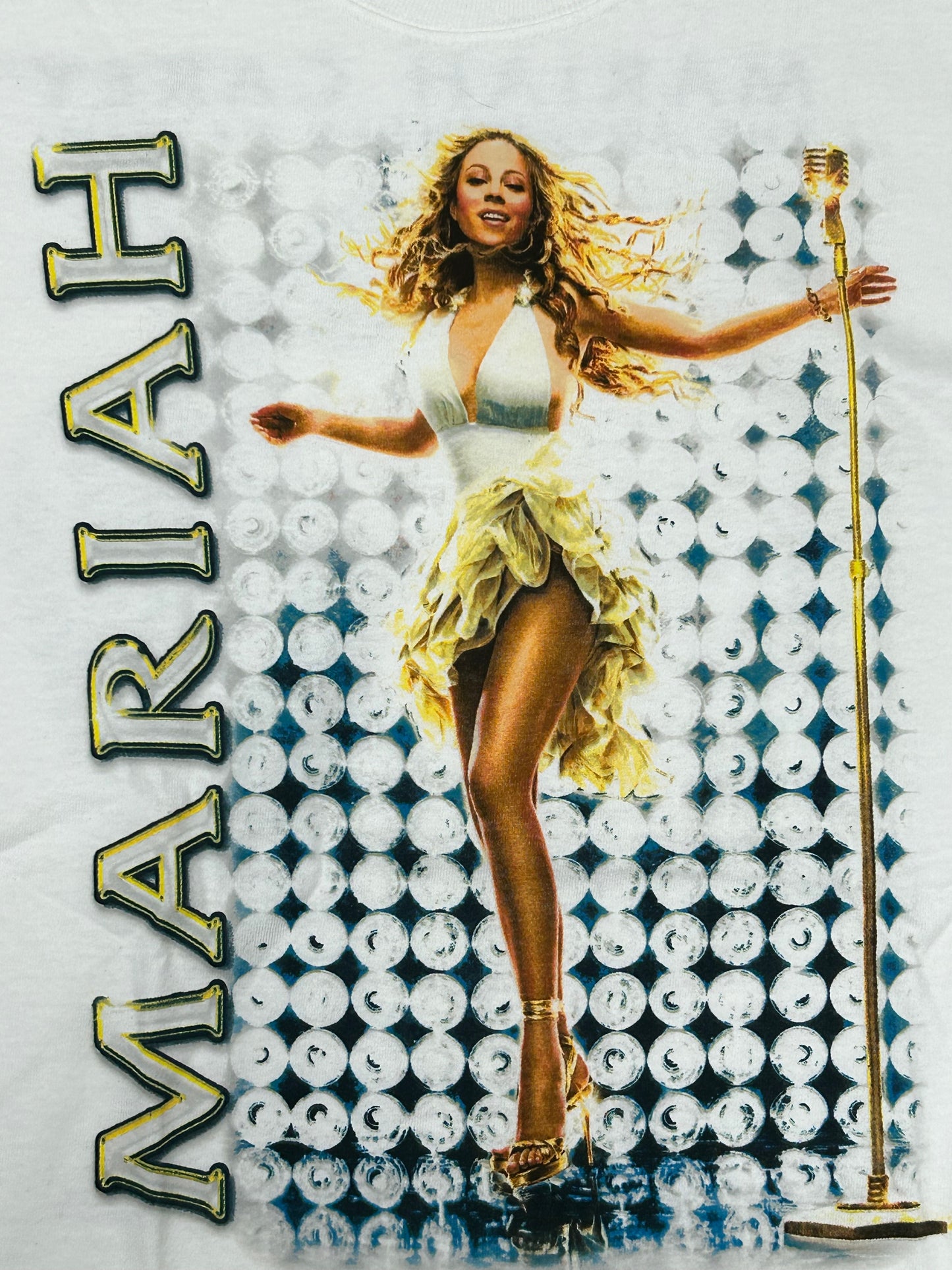 Vintage Mariah Carey Adventures Of Mimi Concert Tour Shirt 2006 Music Tee Small 18.25x28.5 Inches