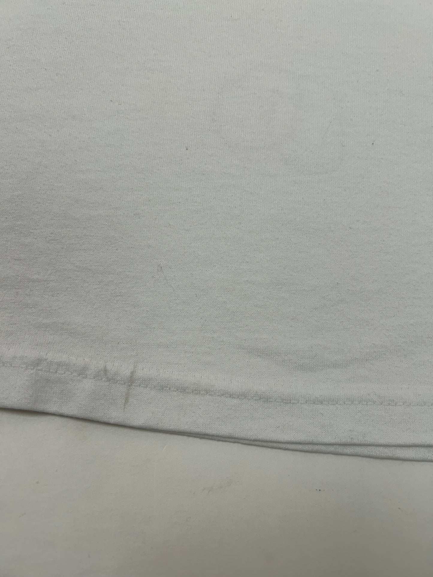 Edgewood NJ first edition “Deeper Than The Roots.” Tee 00s Hanes Heavyweight 50/50 Blend Haiti White