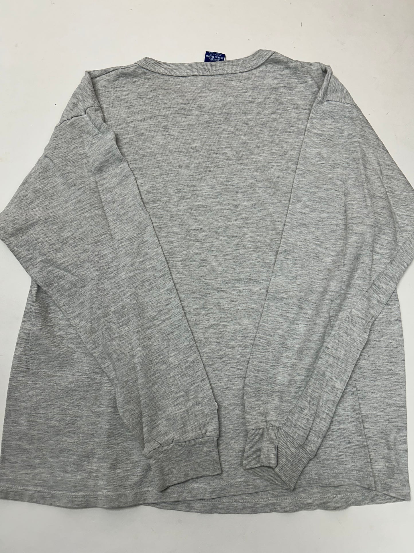 Vintage 90s Canyon Ranch Athletic Dept. Champion Long Sleeve Tee Gray Large 22.5x26.5 Inches