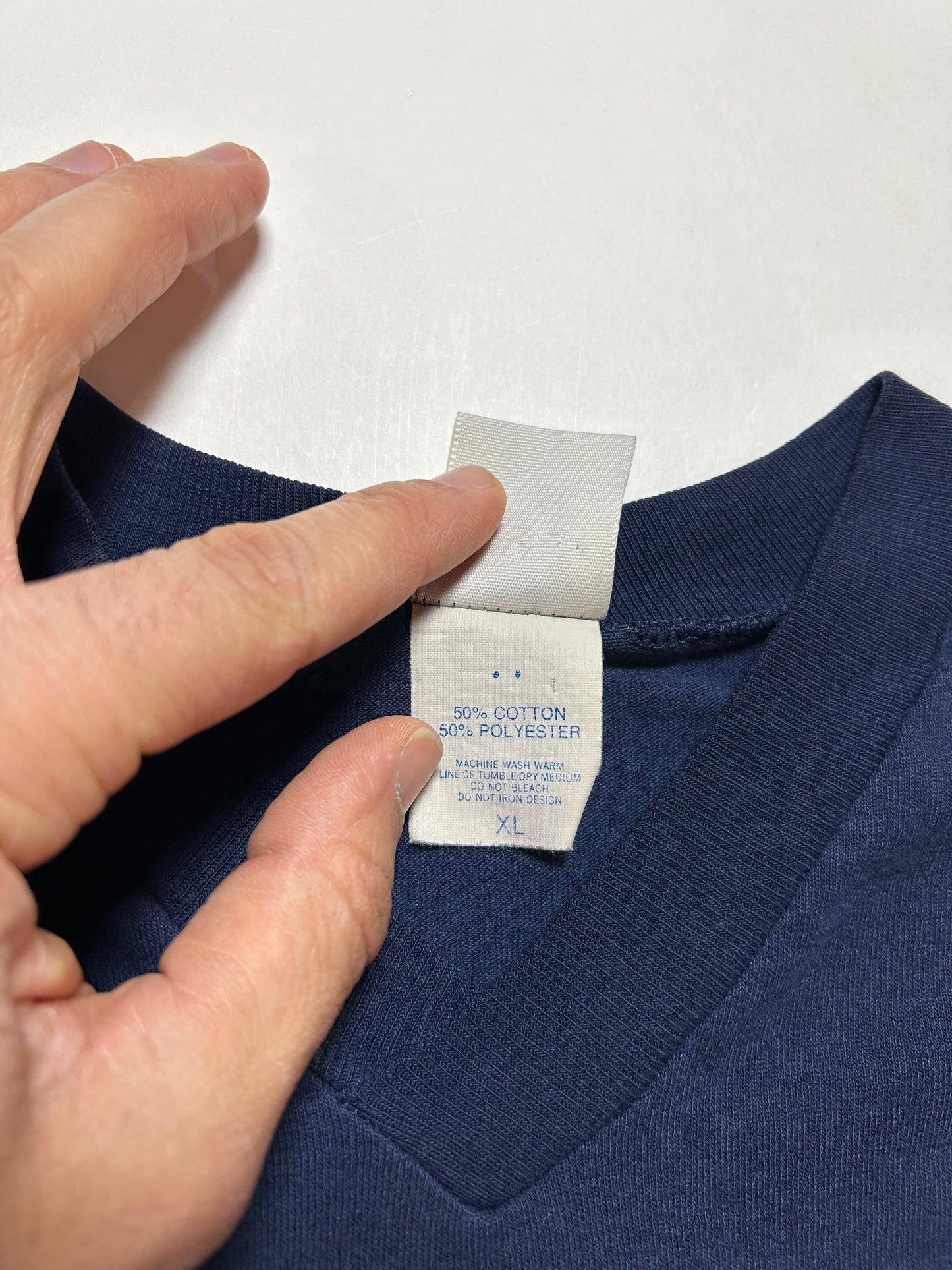 Vintage Logo 7 New York Giants NFL 3/4 Sleeve Tee XL 23x29.75 Inches