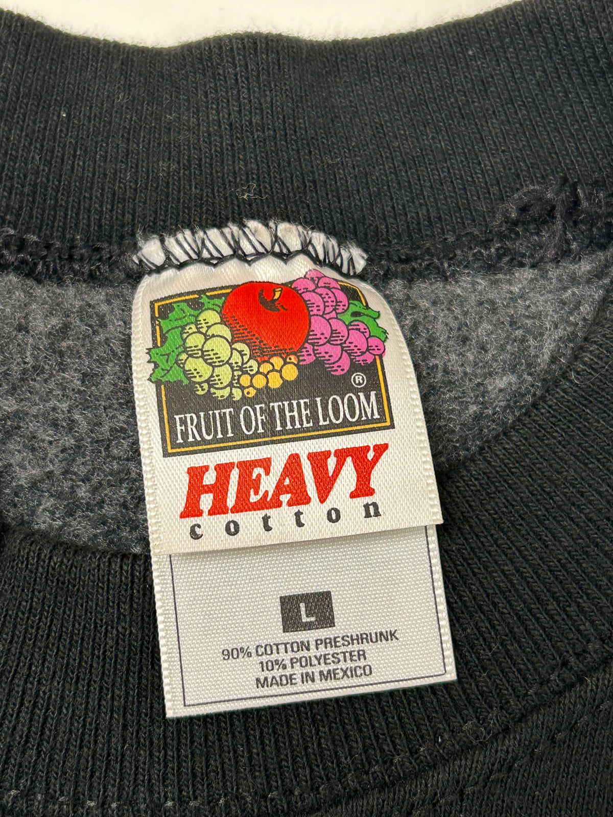 Edgewood New Jersey Deeper Than The Roots Crewneck Sweatshirts Fruit Of The Loom Heavy Cotton 90/10 Blend Black Mexico 22.5x29 Inches M/Lish