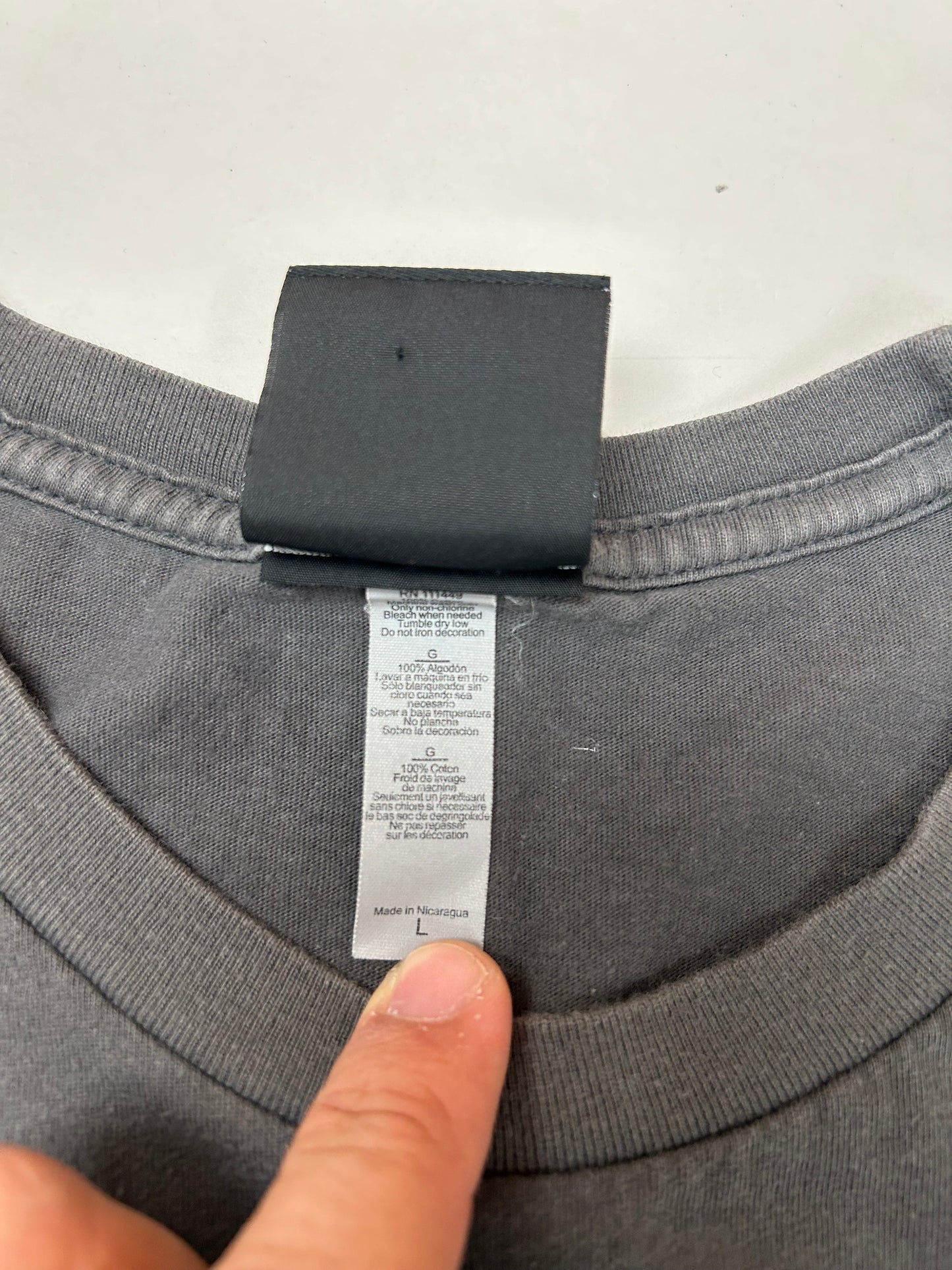 Thrasher Magazine Skateboard Mag Tee Large 20.75x28 Inches Gray