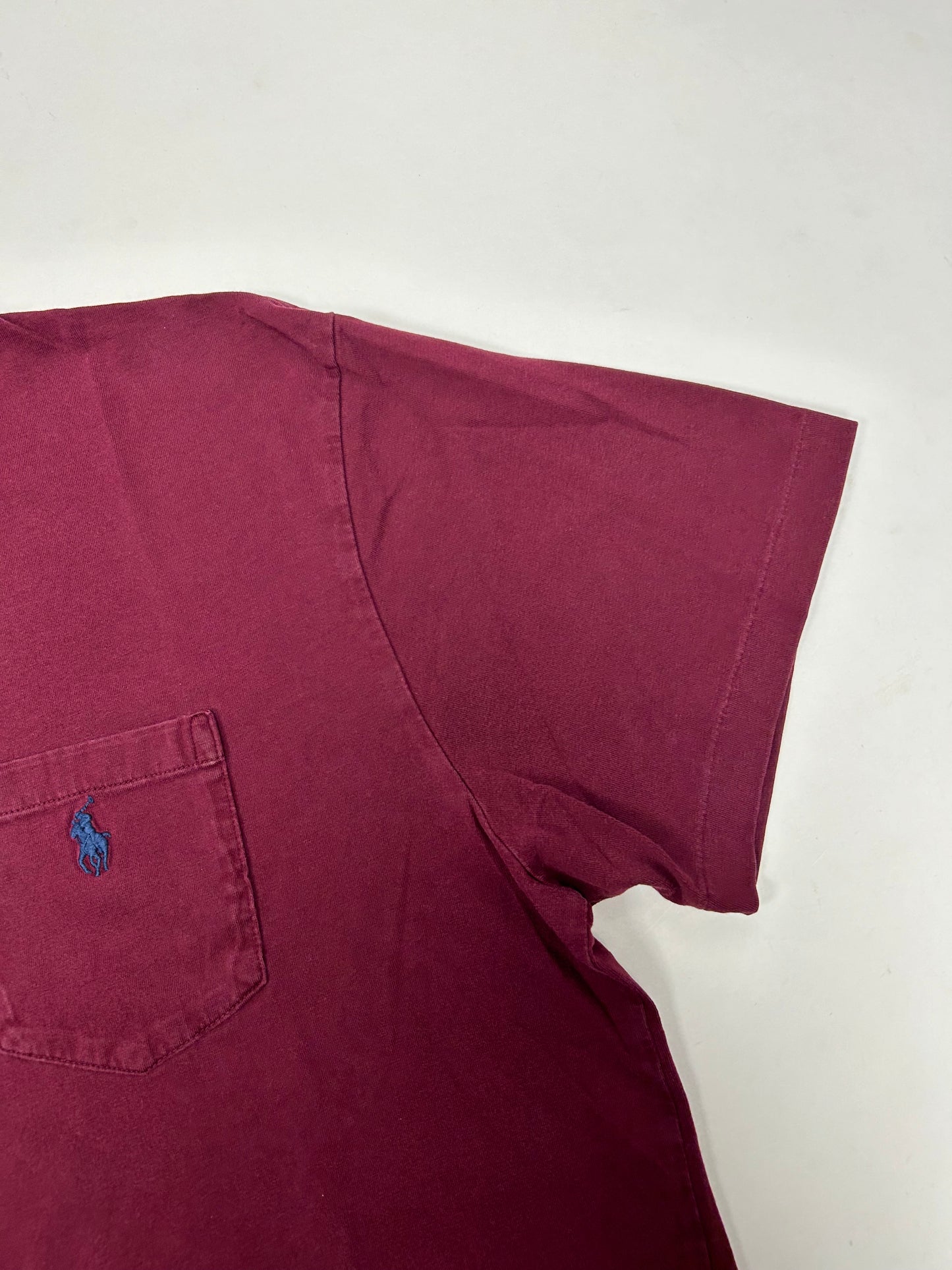 Polo Ralph Lauren T-Shirts Red Pony Logo In Front Pocket Large