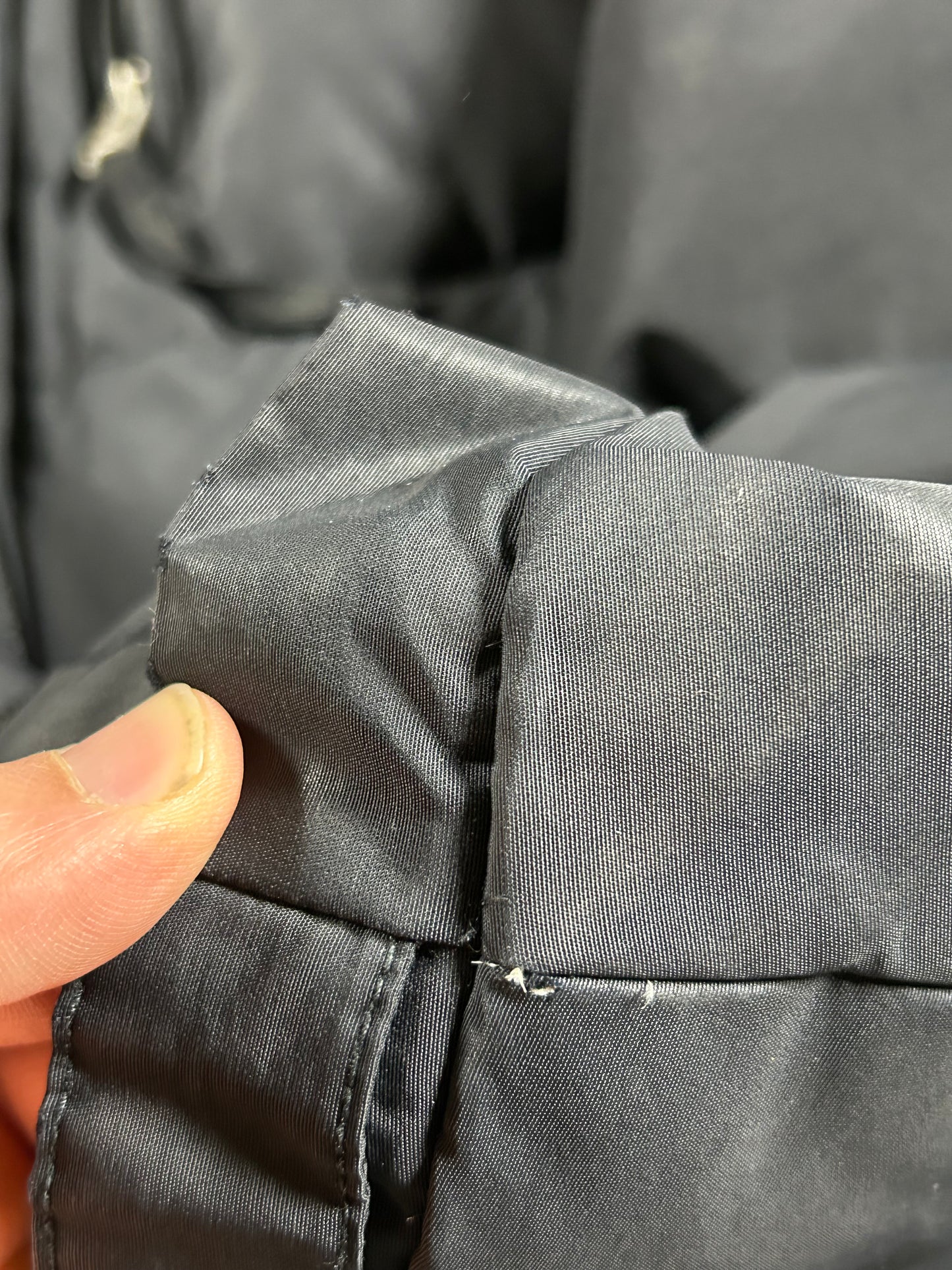 Vintage Polo Sport Ralph Lauren Down Puffer Jacket Mens 2XL 29x30.75 Inches Black As Is Had Wear