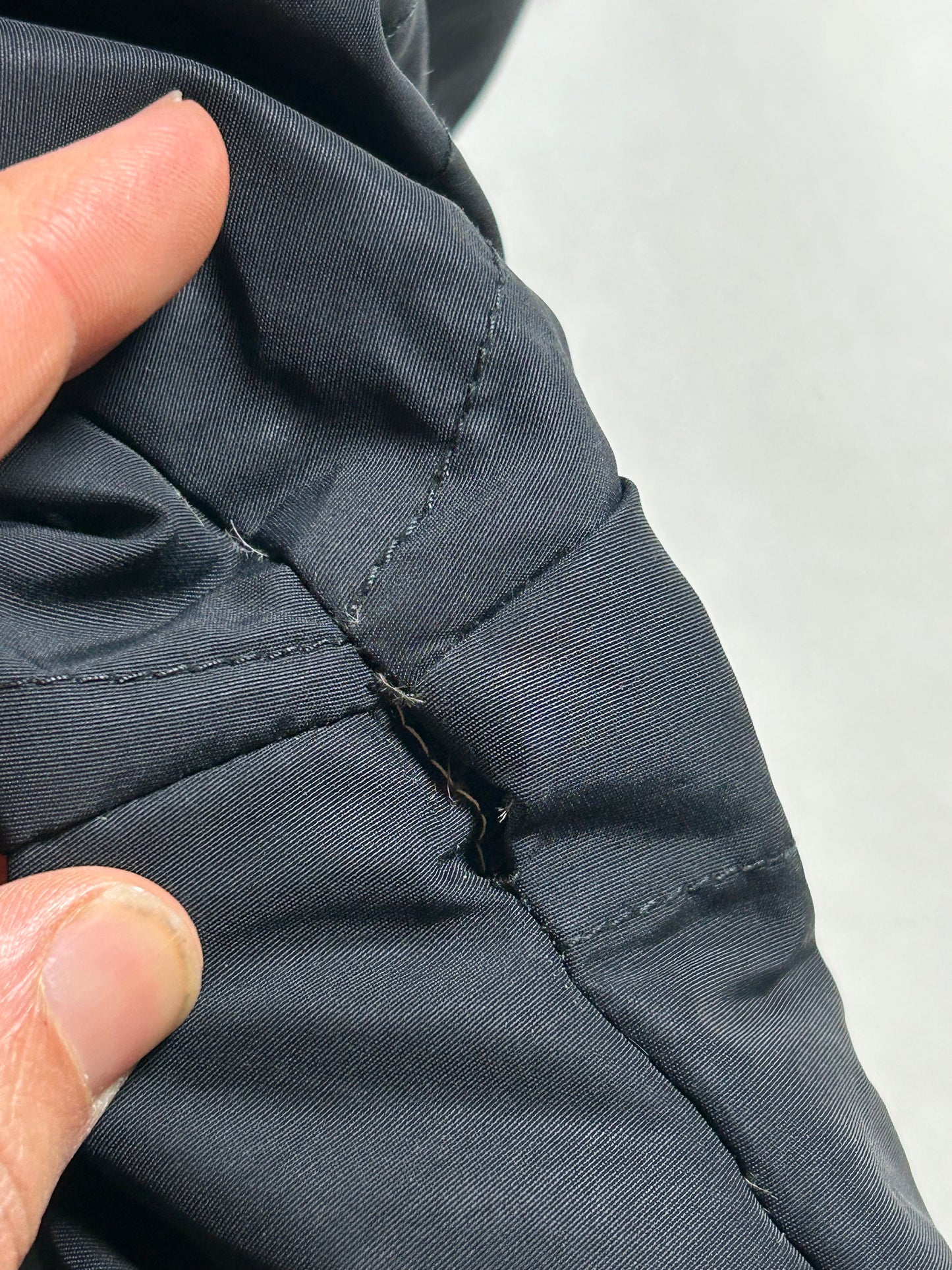 Vintage Polo Sport Ralph Lauren Down Puffer Jacket Mens 2XL 29x30.75 Inches Black As Is Had Wear