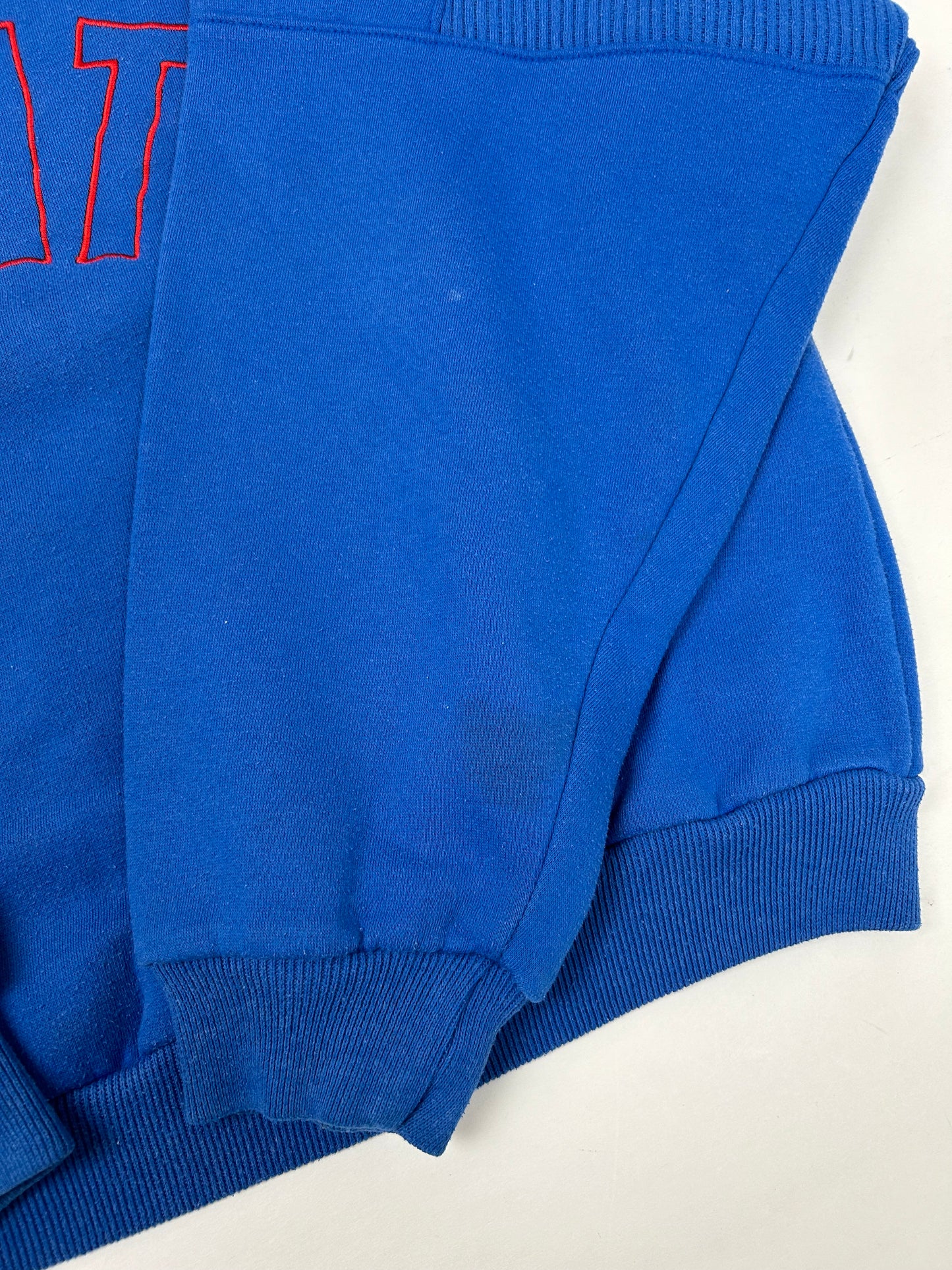 Vintage Nike NFL Quarter Zip Jacket New York Giants Large 25.5x25.25 Inches 80s 90s Rare