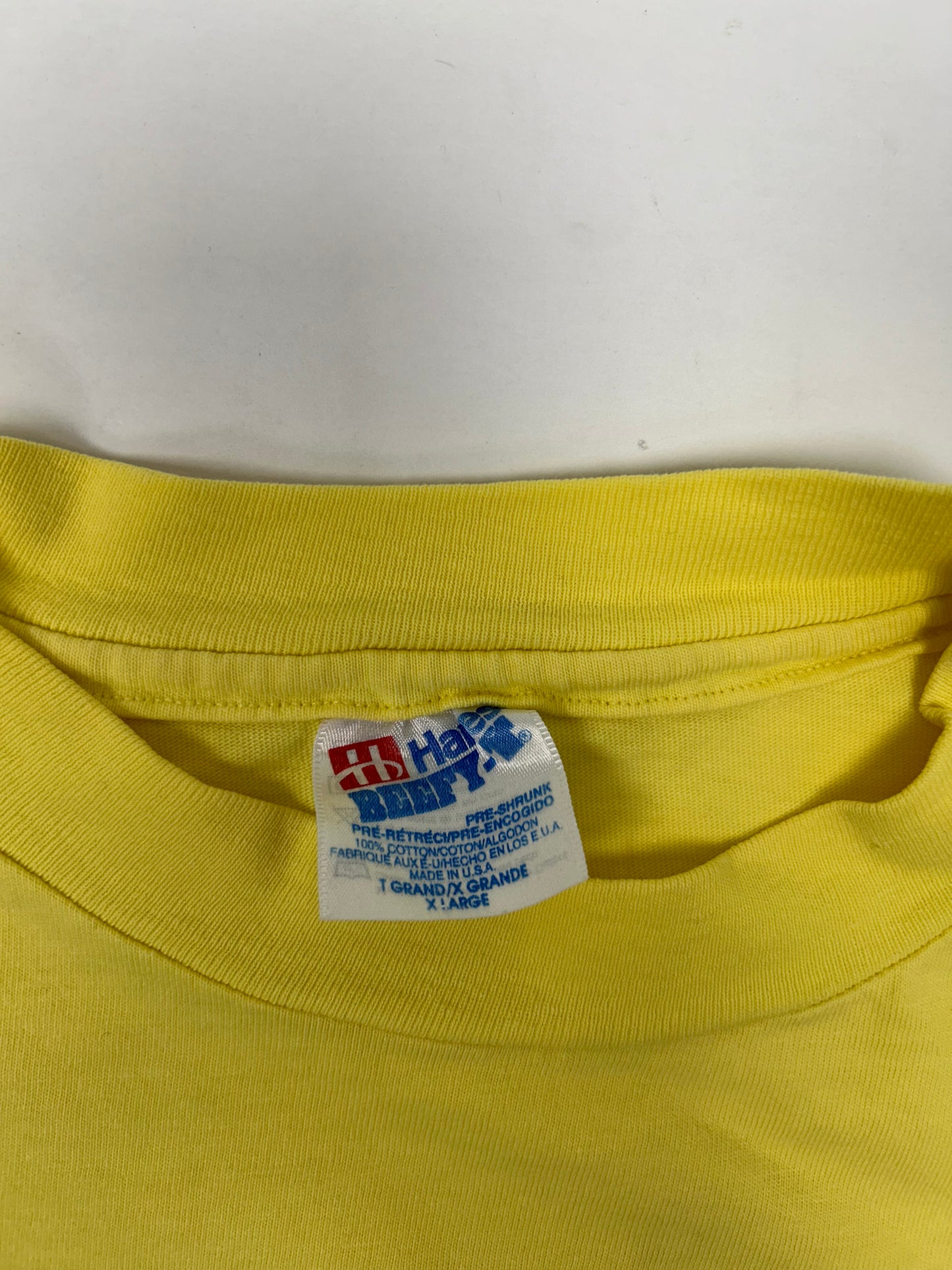 Vintage Disney Voluntears Walt Disney World Volunteer Shirt Hanes Beefy T XL 90s