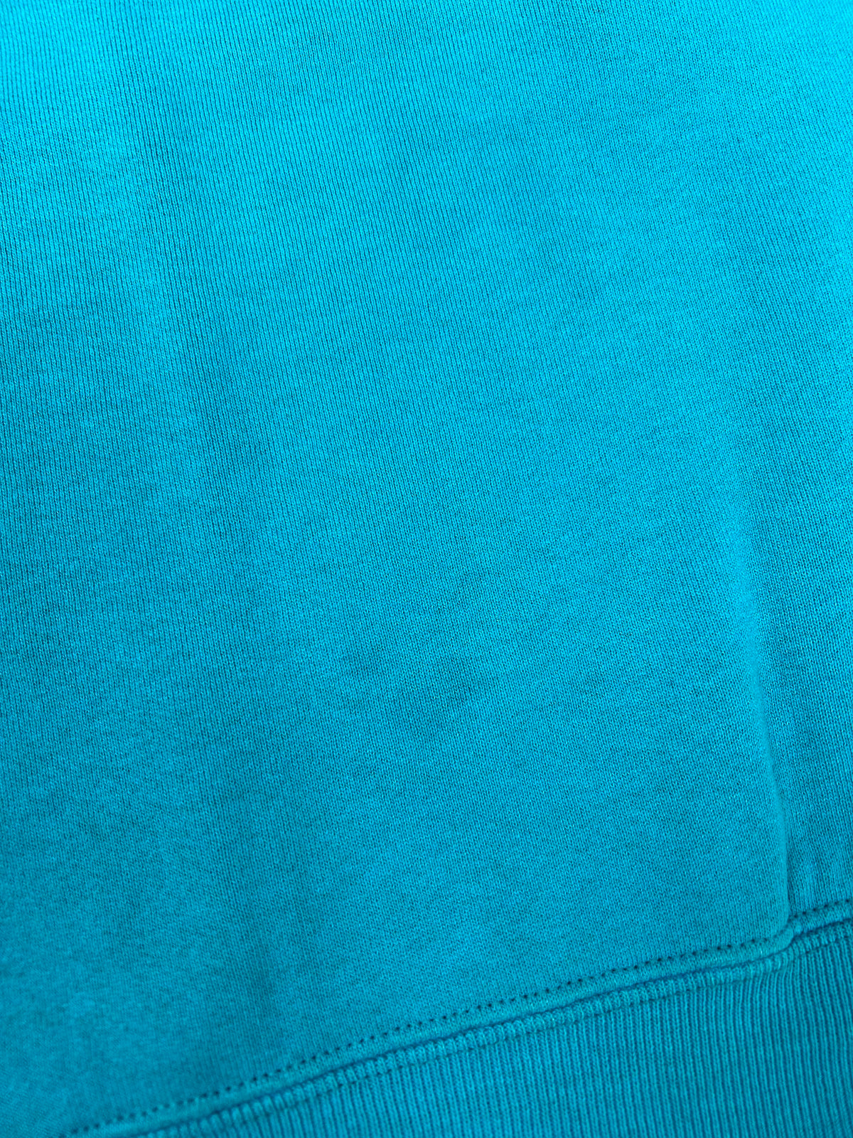 Edgewood New Jersey Deeper Than The Roots Crewneck Sweatshirts Lee Tag Turquoise Blue Boxy M/L Fit 24.25x25 Inches As Is