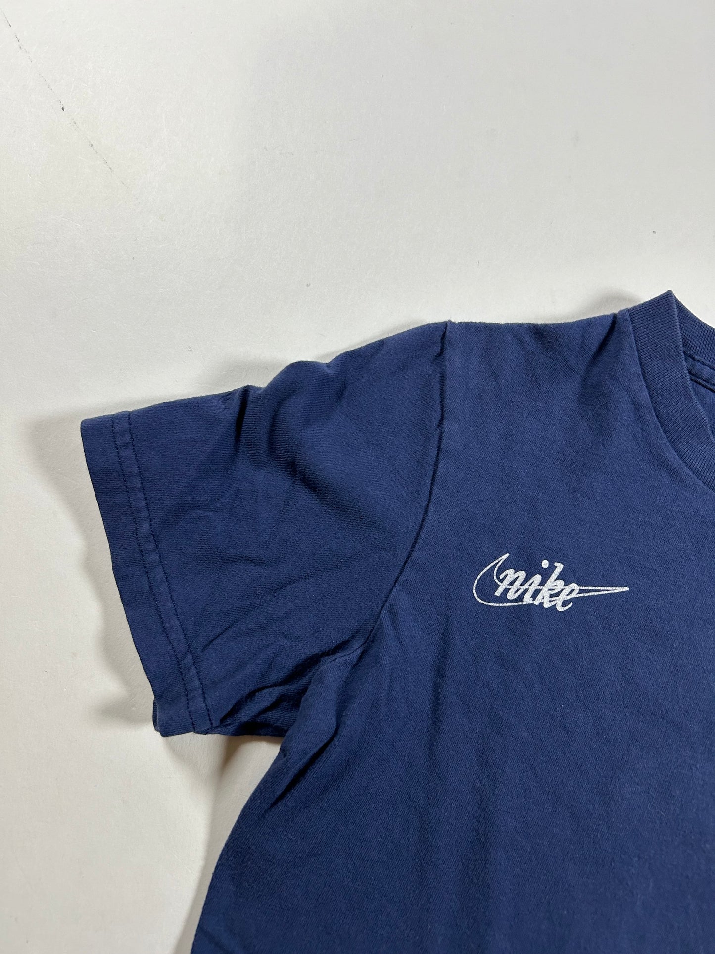 Nike Mickey Mantle #7 New York Yankees T-Shirt Blue Yanks Kids Small 14.5x20 Inches