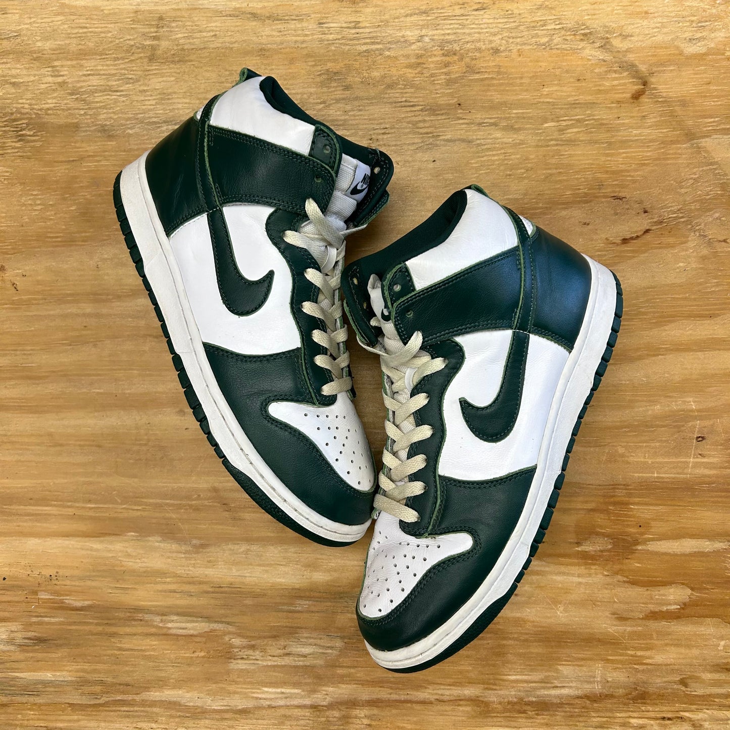 2020 Nike Dunk High SP Spartan Green CZ8149100 Men's Size 9.5 USED NO BOX CLEAN AS IS