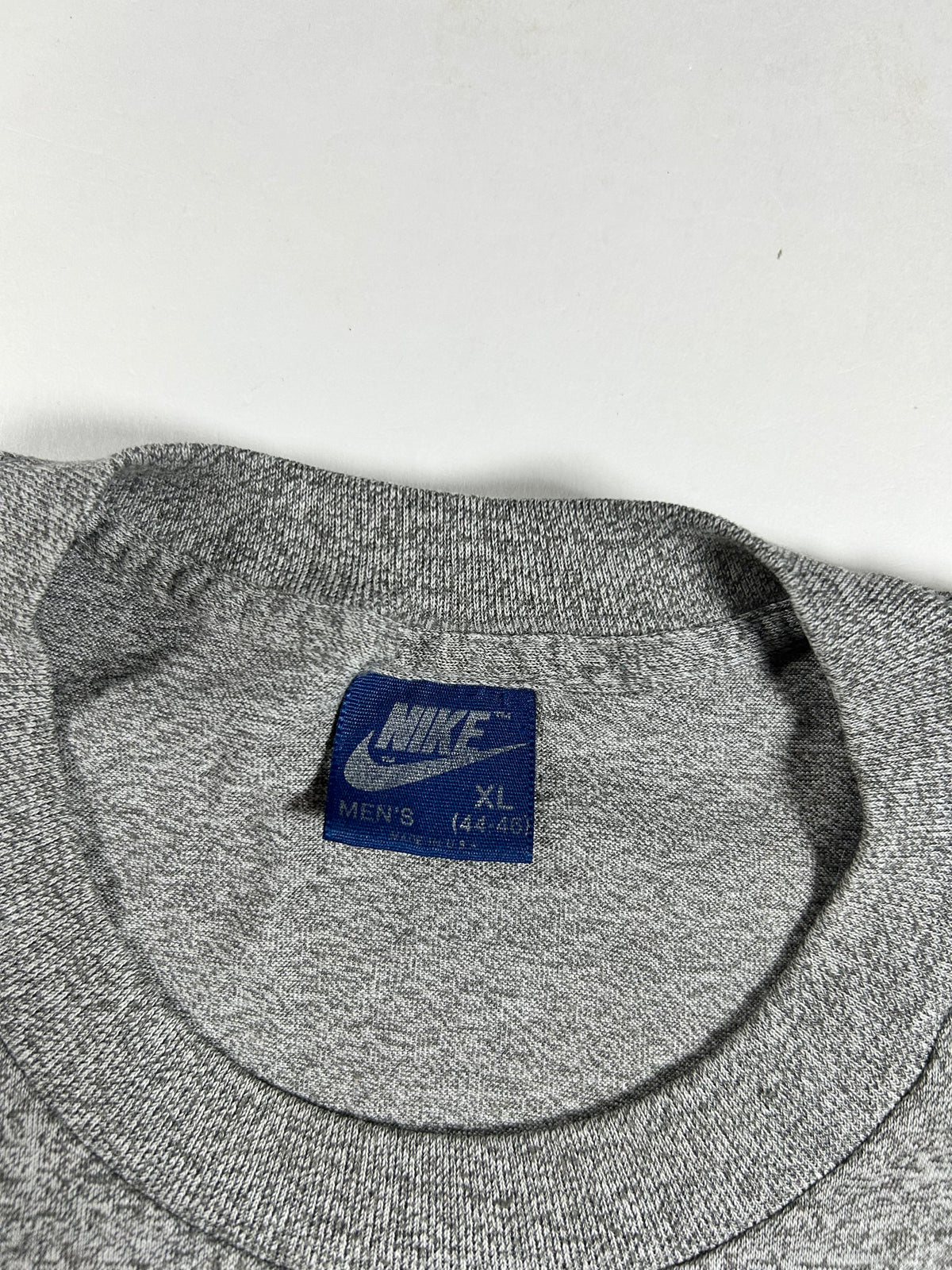 Vintage 80s Nike Championship Clinics Basketball Camp Tee L/M Fit 21x28 Inches As Is
