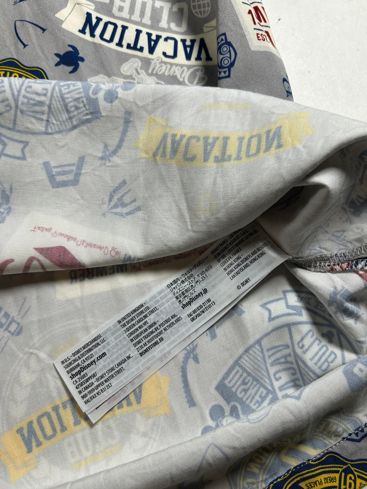 Disney Vacation Club Member Shirt Mens XL 26x31.5/32.5 Inches Mickey Mouse