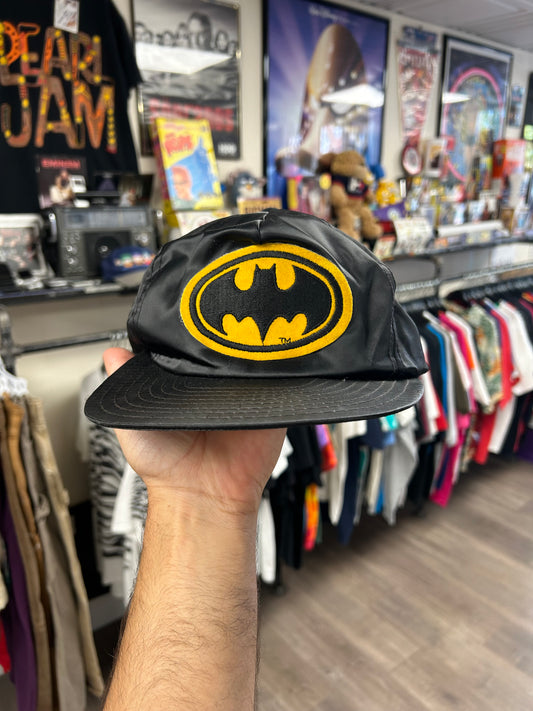 Vintage Batman Logo SnapBack Hat 1964 DC Comics Official Batman Licensee USA