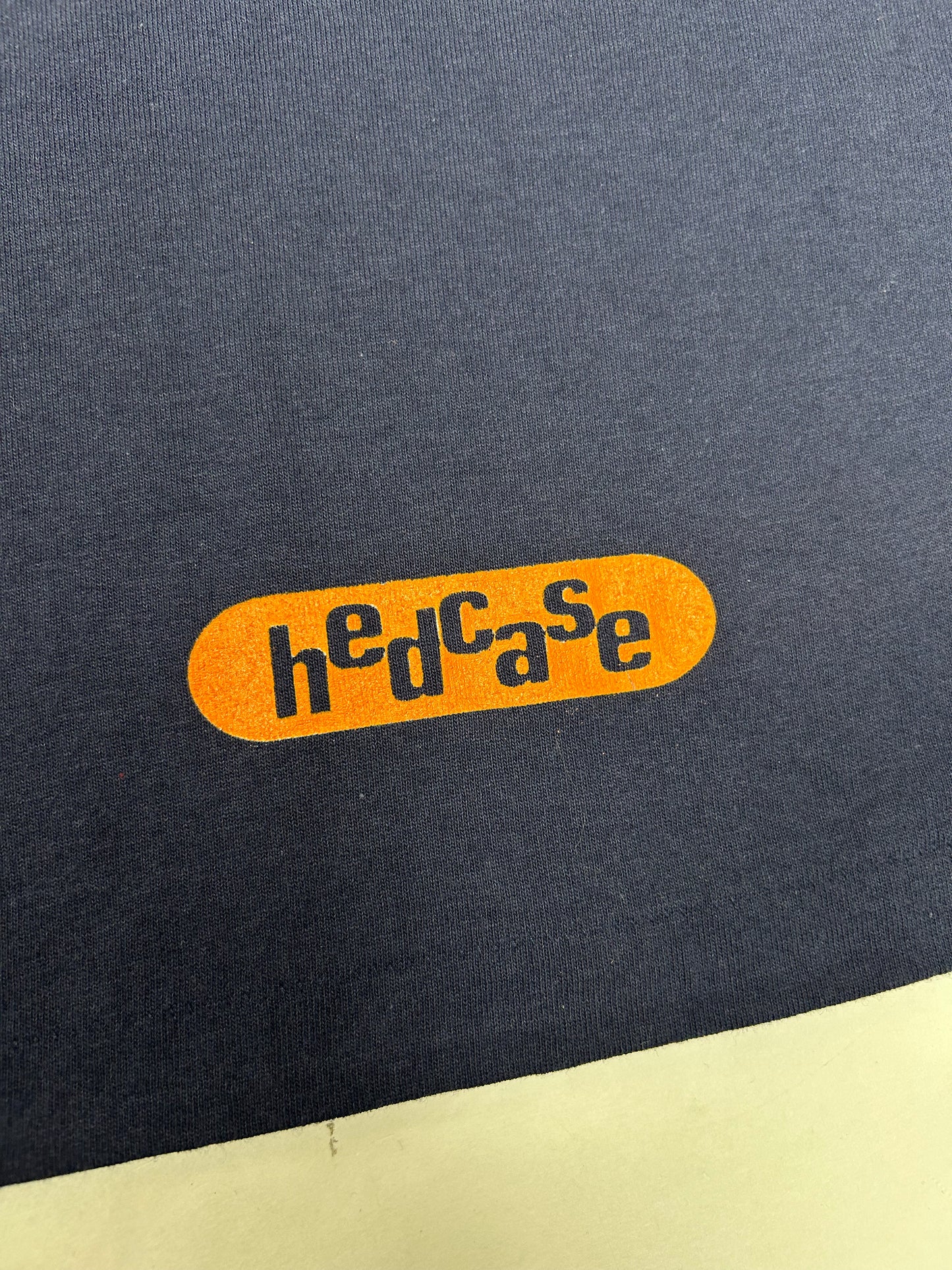 Vintage 1996 Hedcase Chucklehed Graphic EMC2 Tee Made in USA Clean Large 21.75x30.25 Inches