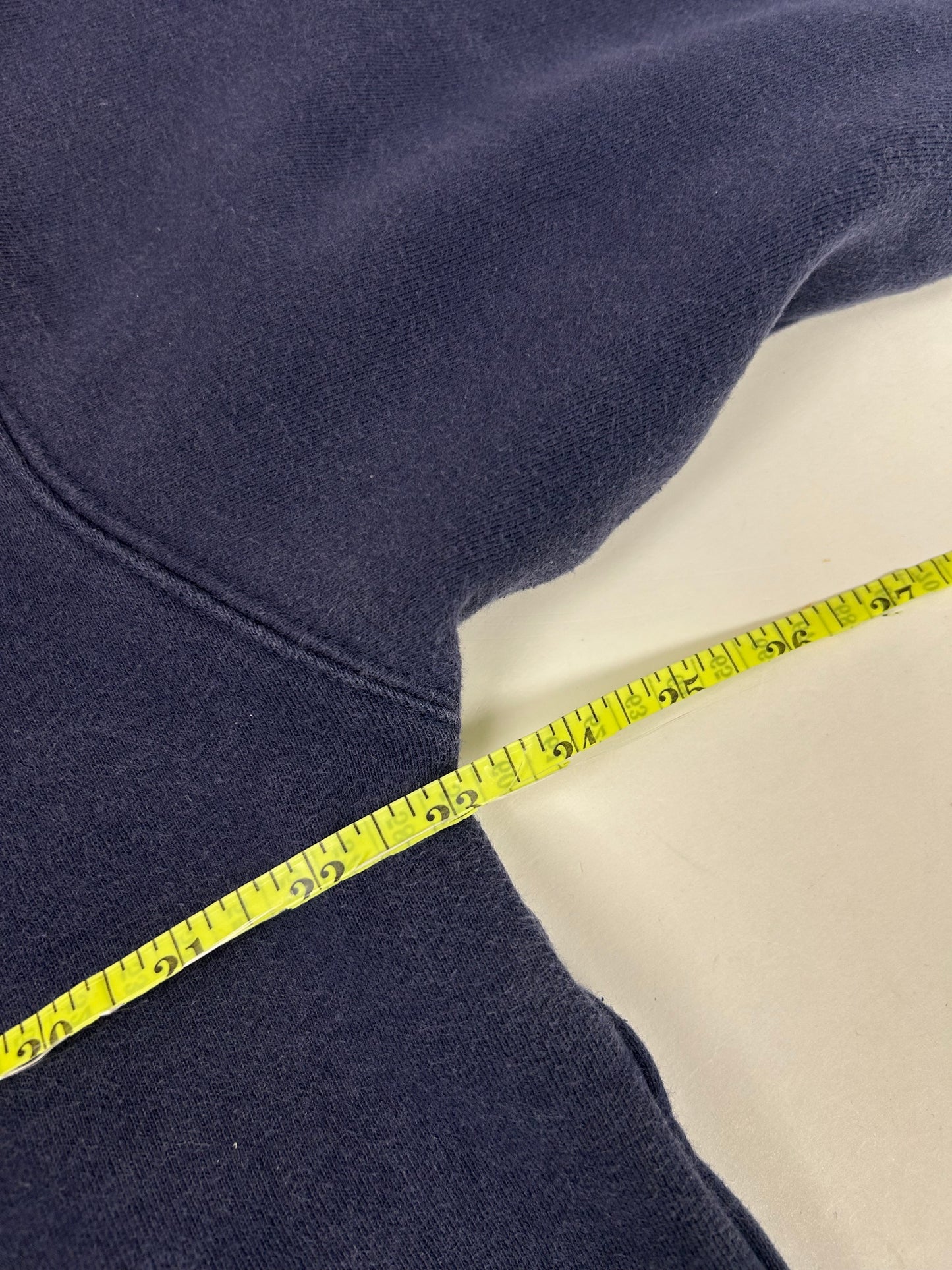 Vintage 00s Reebok New Jersey Nets NBA Hooded Sweatshirt Medium 23.25x26.5 Inches Worn Navy