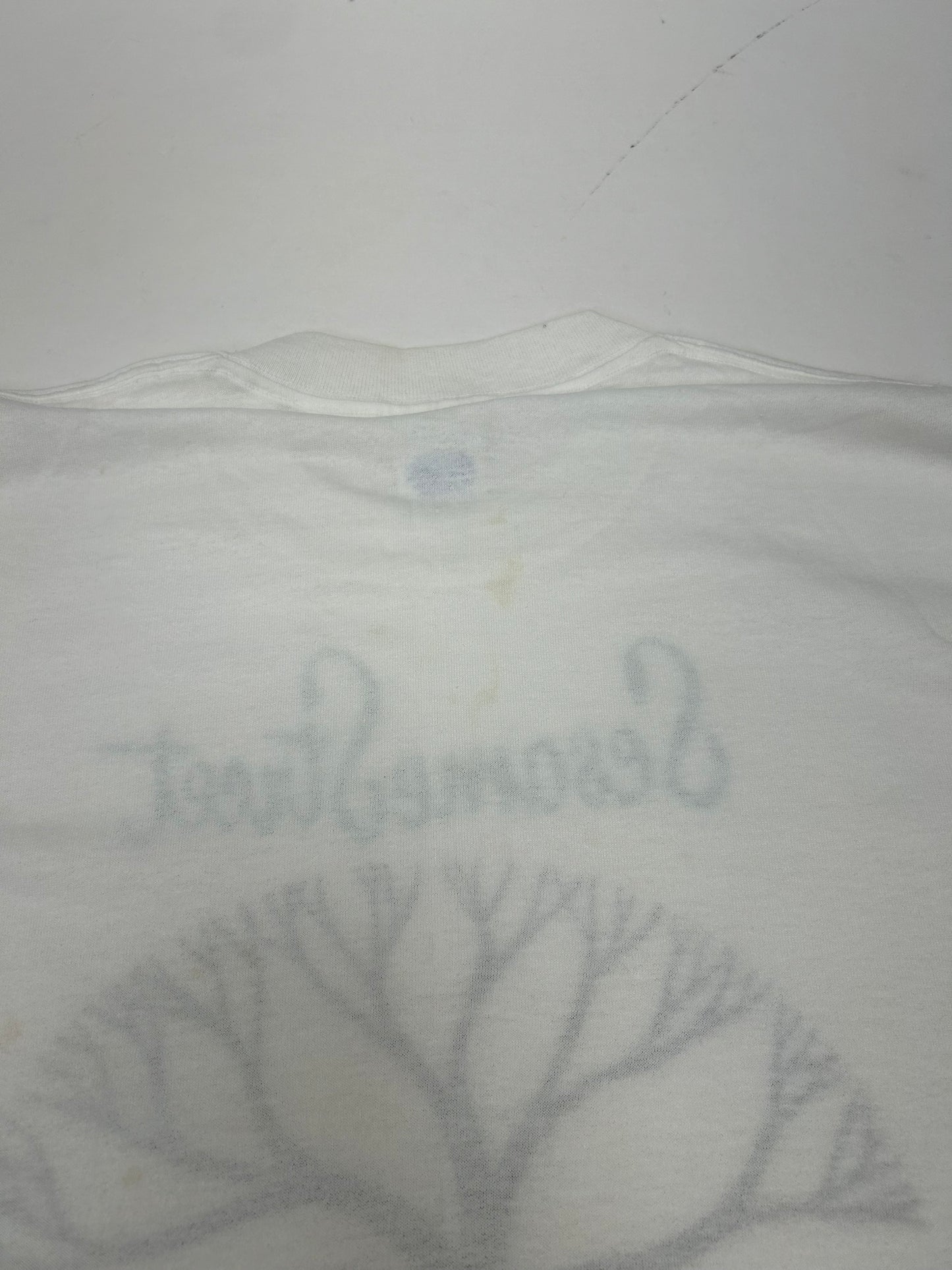 Vintage Sesame Street 27th Season TV Show Promo Tee 1995 Autographed As Is XL 23.5x29.25 Inches