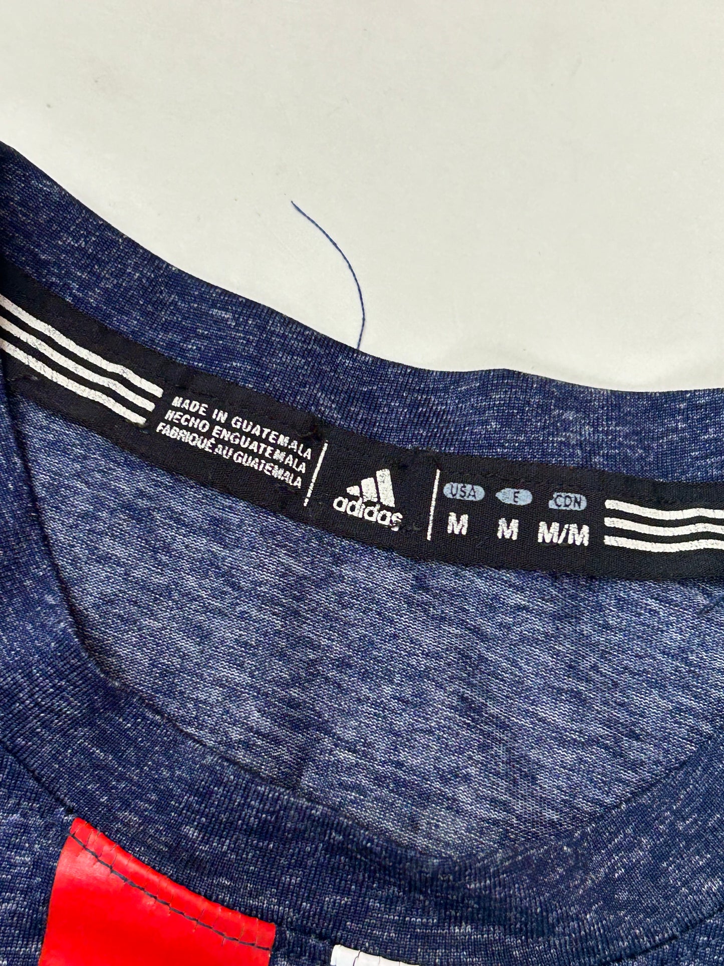 2015 New England Revolution MLS Adidas Soccer Jersey Training Shirt Medium 19x27.5 Inches