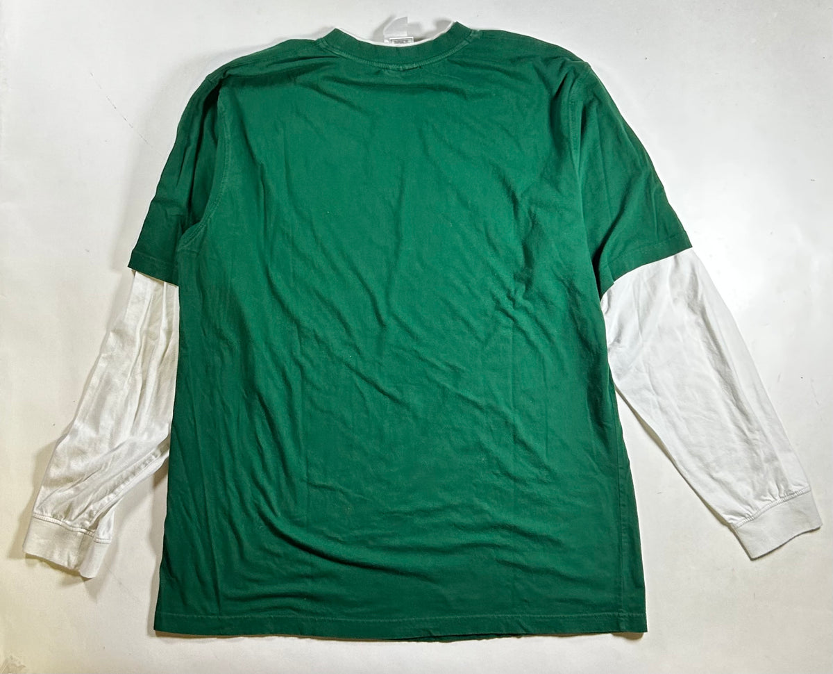 Vintage Reebok NFL New York Jets Long Sleeve Tee Y2K Style New With Mark 2XL 25.25x32.5 Inches