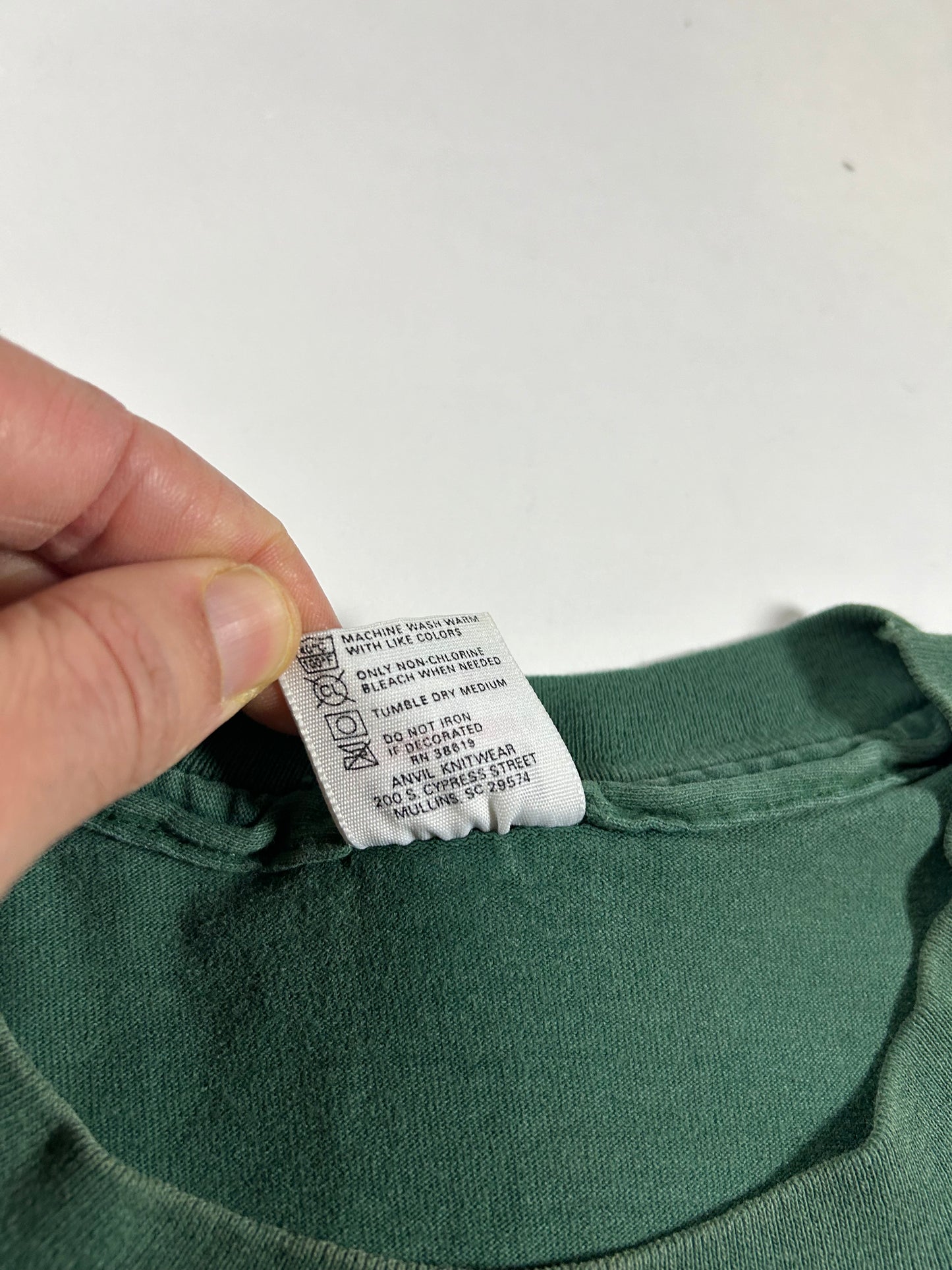 Vintage Alpha Delta Pi Sorority College Long Sleeve Tee 90s USA Anvil L/XL Fit 23x27.5 Inches