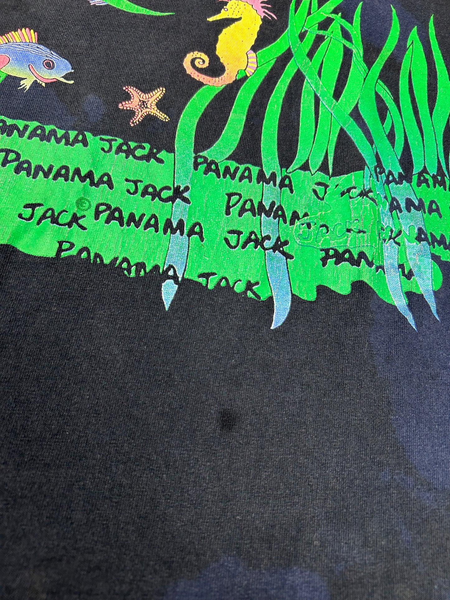 Vintage Panama Jack AOP Fish Tee XL 23.25x31.75 Inches