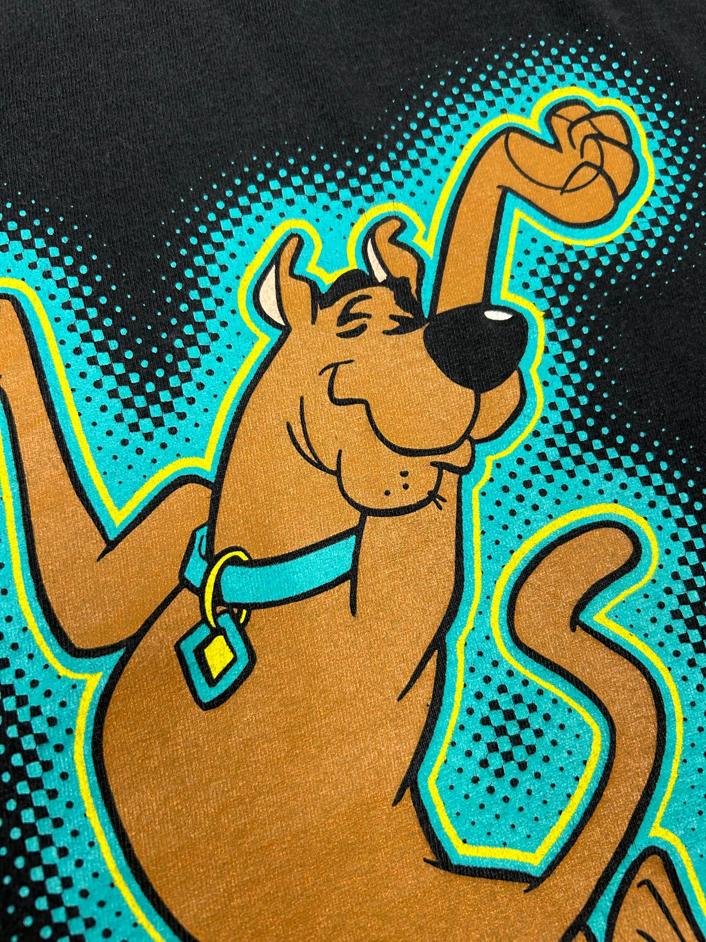 Vintage 2002 Scooby-Doo Scooby Doo Wear R U? Cartoon Network Scooby Tee 21x28 L/M Fit