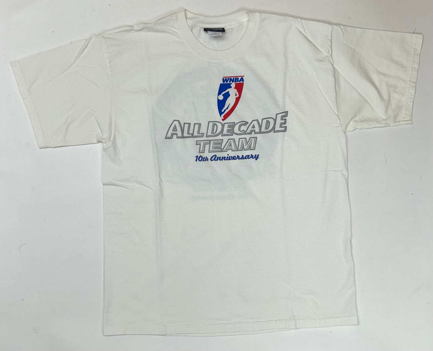 Vintage 2006 WNBA All Decade Team 10th Anniversary Roster Tee XL 23.5x30.25 Inches